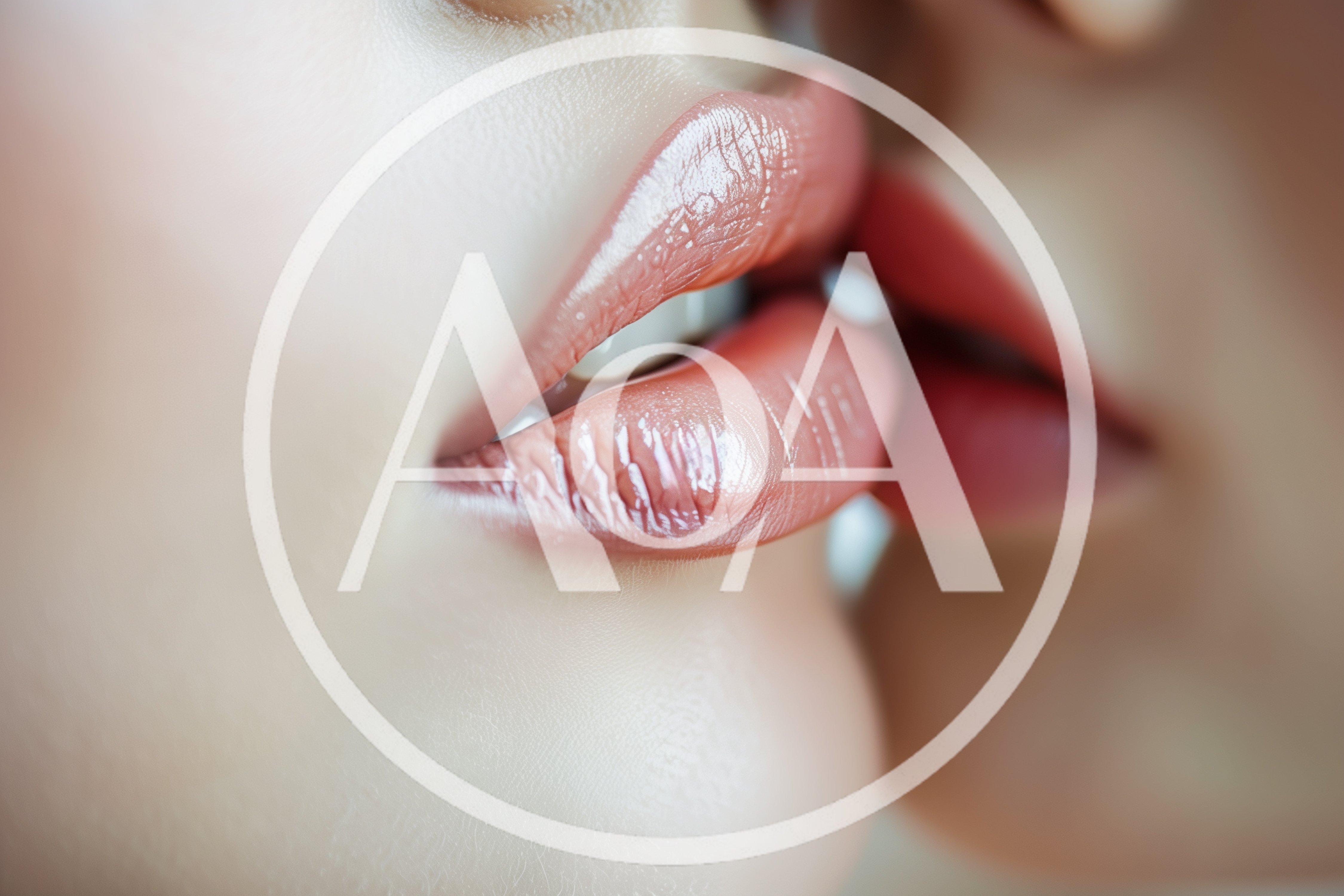 Close Up Of Two Women Kissing