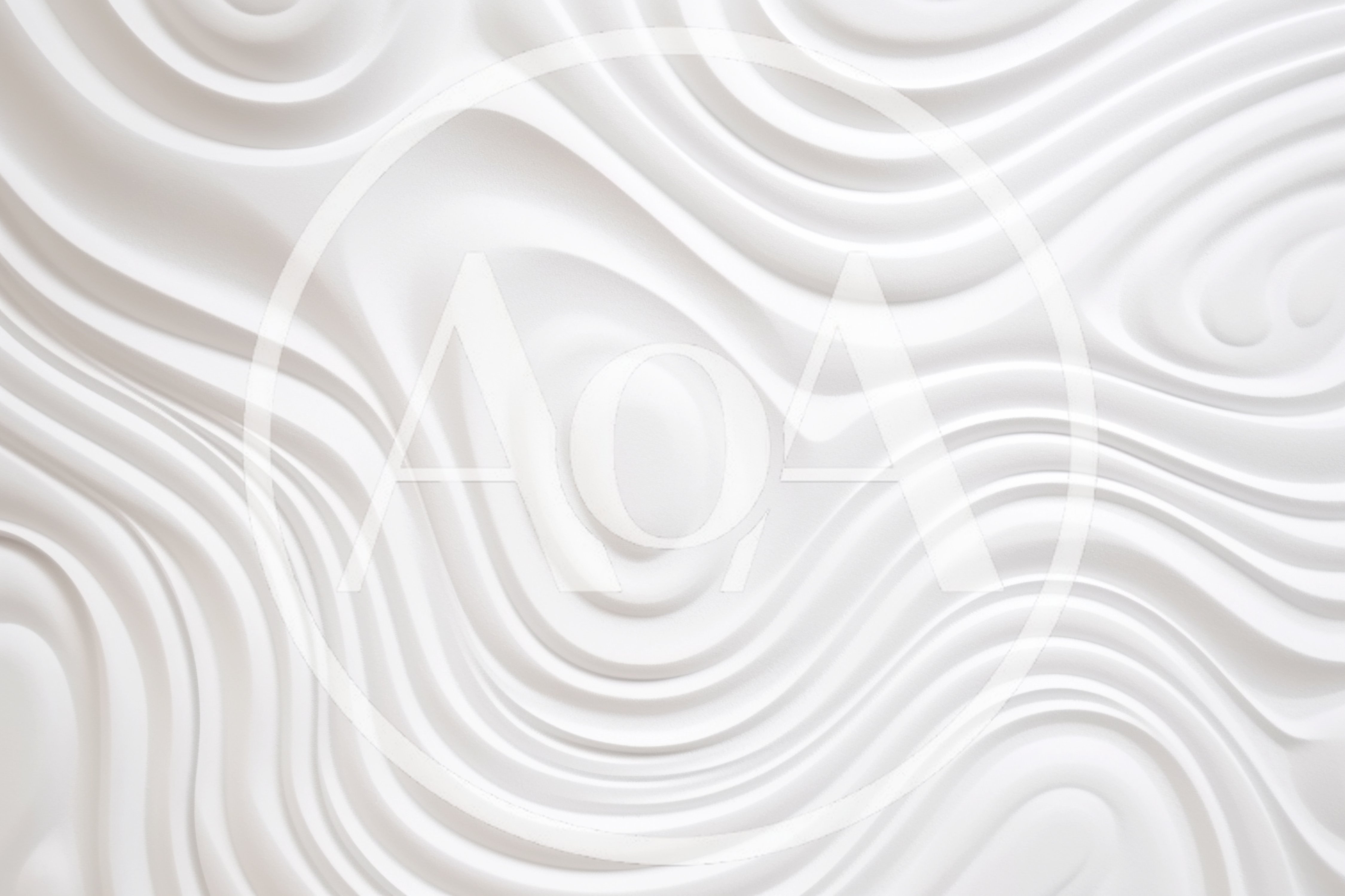 Abstract White Wavy Texture Background