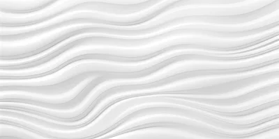 Abstract White Wavy Surface Background