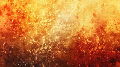 Abstract Fire Background With Glowing Embers And Smoke