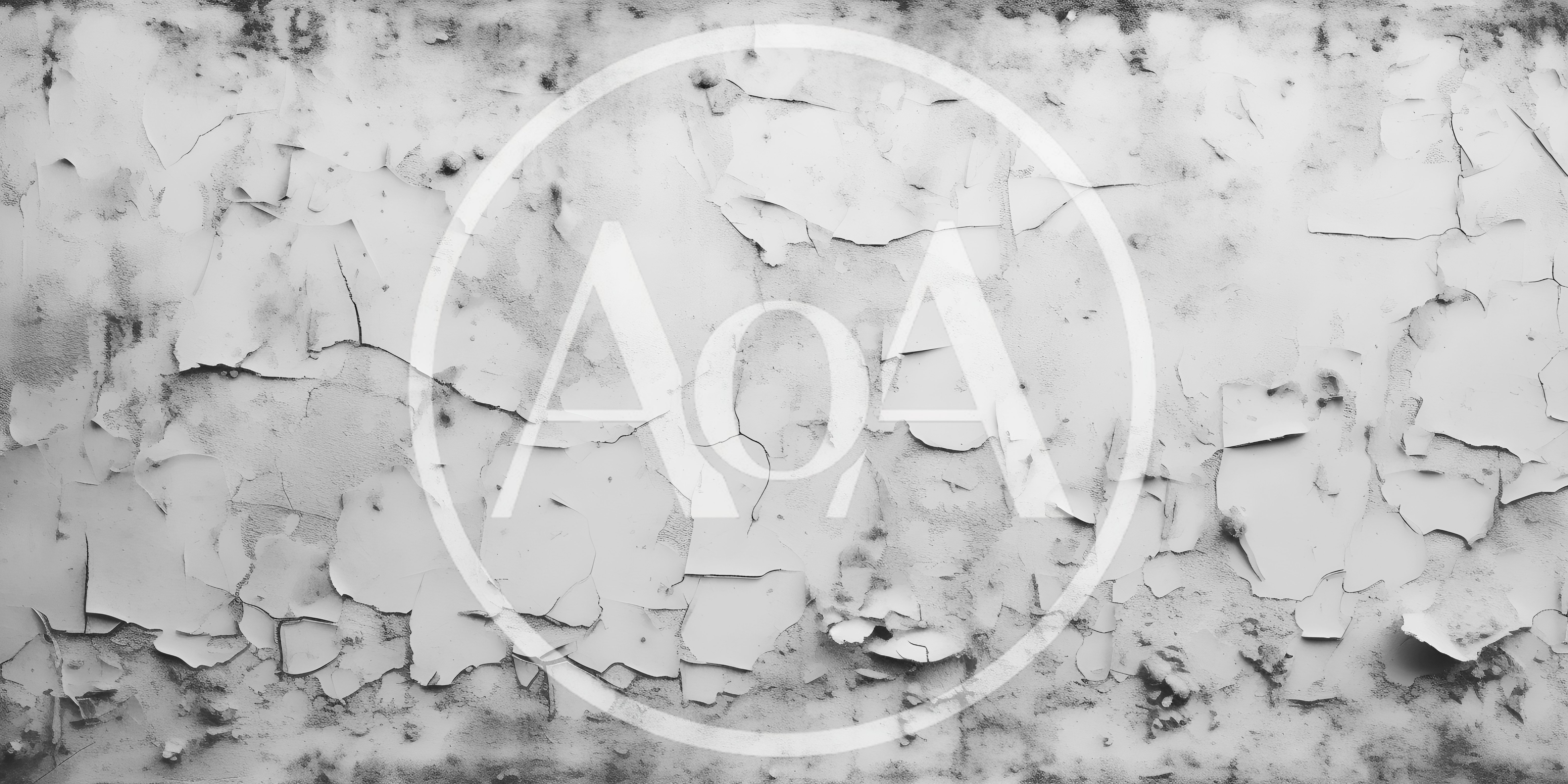 Weathered White Wall With Peeling Paint Texture