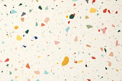 Terrazzo Pattern With Colorful Stone Chips