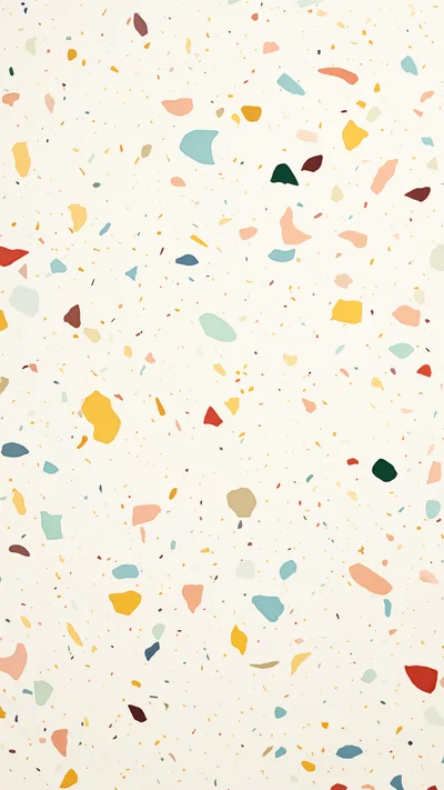 Seamless Terrazzo Pattern With Colorful Stone Fragments