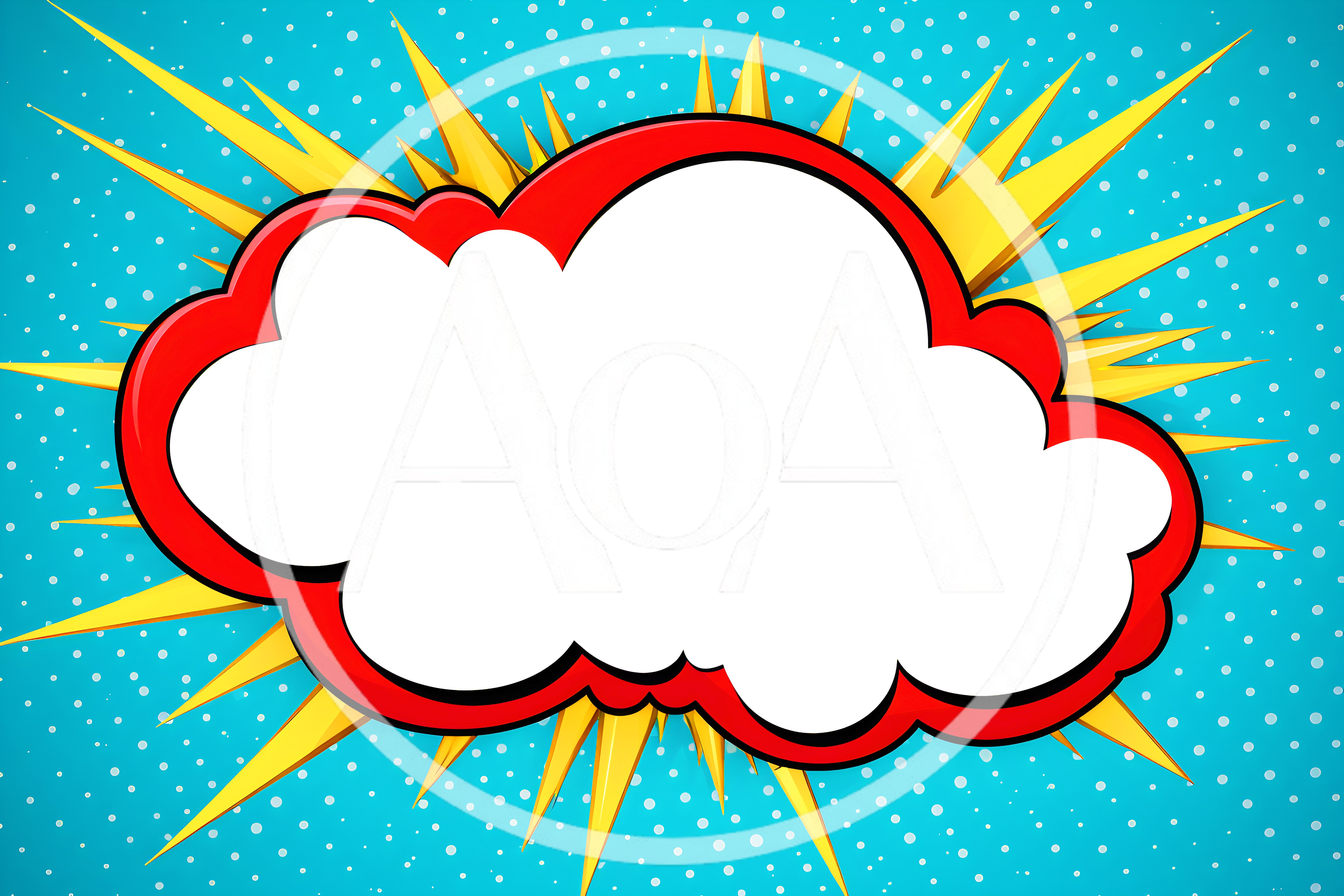 Comic Book Style Speech Bubble Background