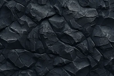 Dark Grey Jagged Rock Texture Background