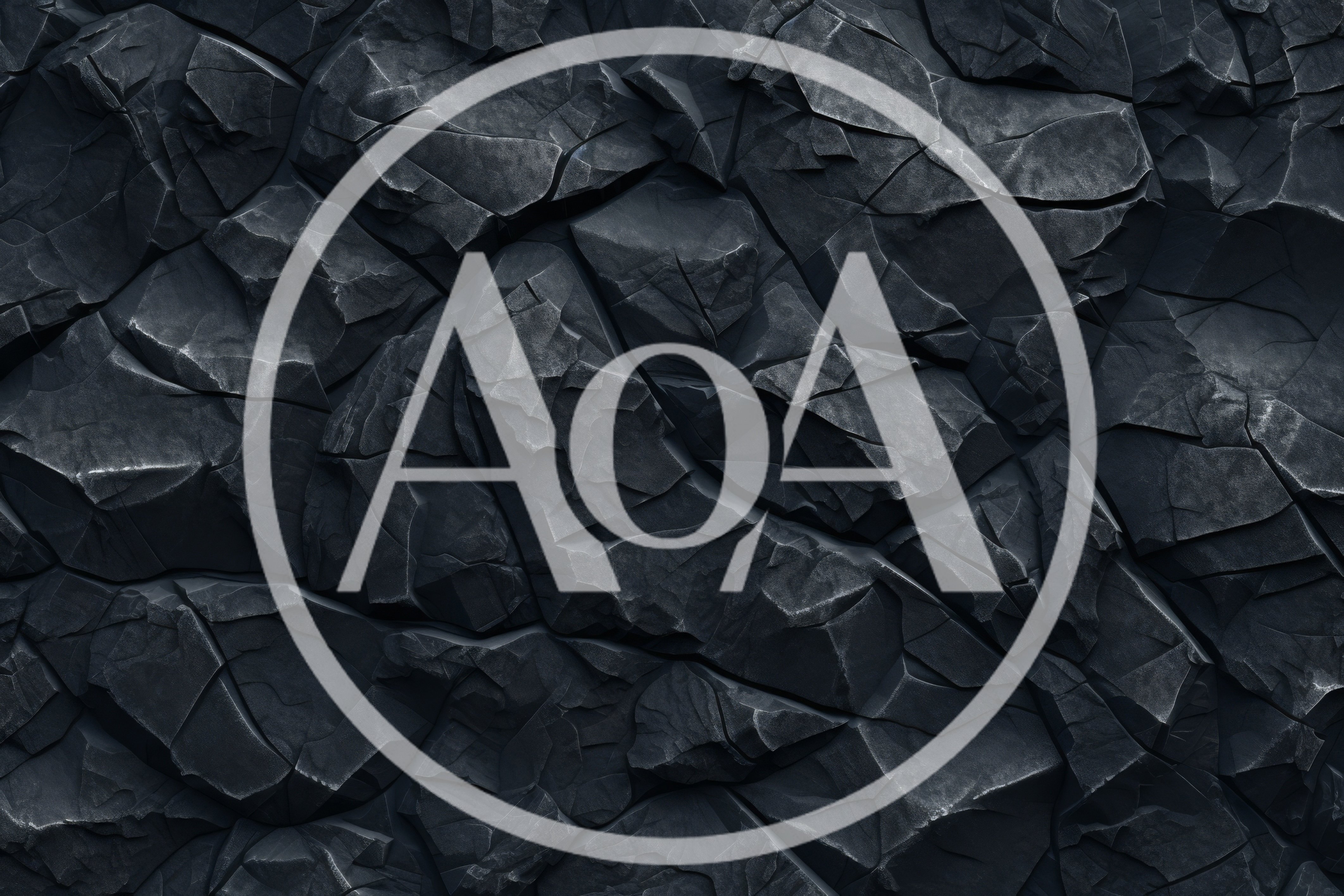 Dark Grey Jagged Rock Texture Background