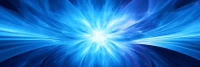 Abstract Blue Light Energy Burst Background