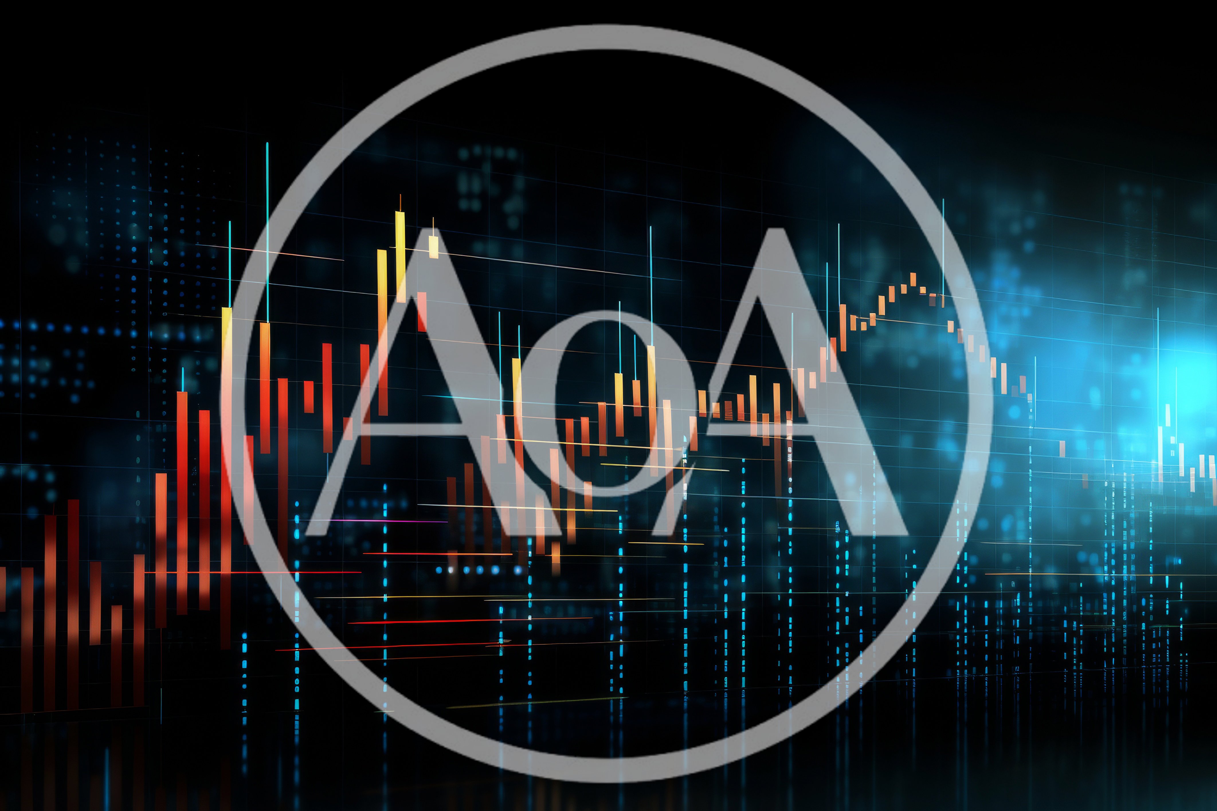 Financial Stock Market Candlestick Chart Visualization