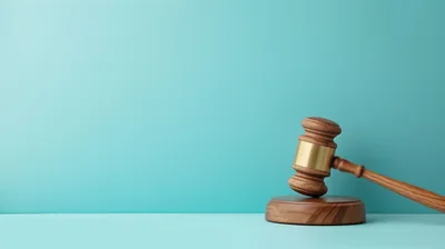 Wooden Gavel Resting On A Sound Block