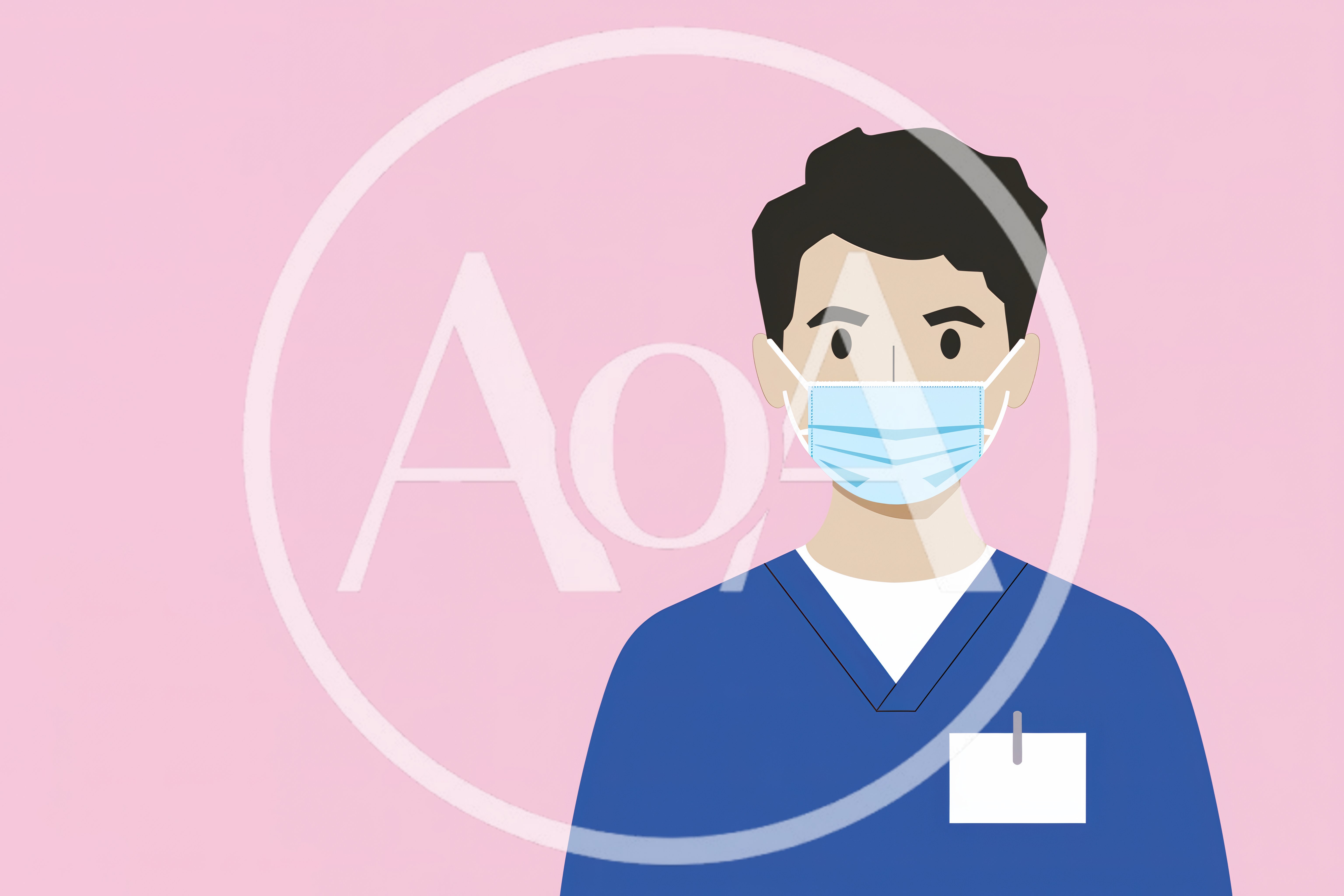 Male Healthcare Professional Wearing A Surgical Face Mask
