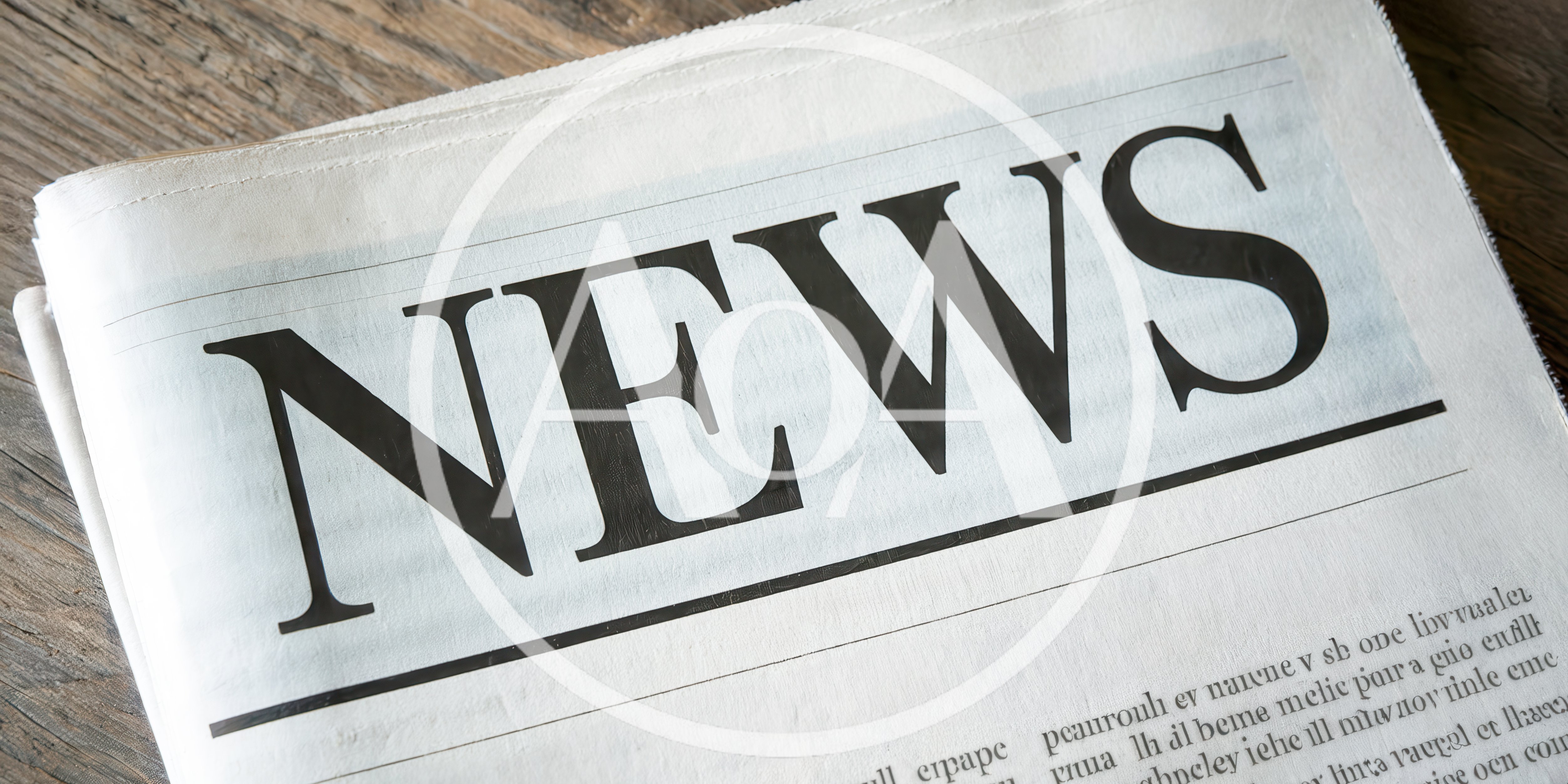 Close Up Of A Newspaper With News Headline