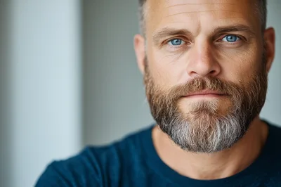 Portrait Of A Mature Man With A Beard