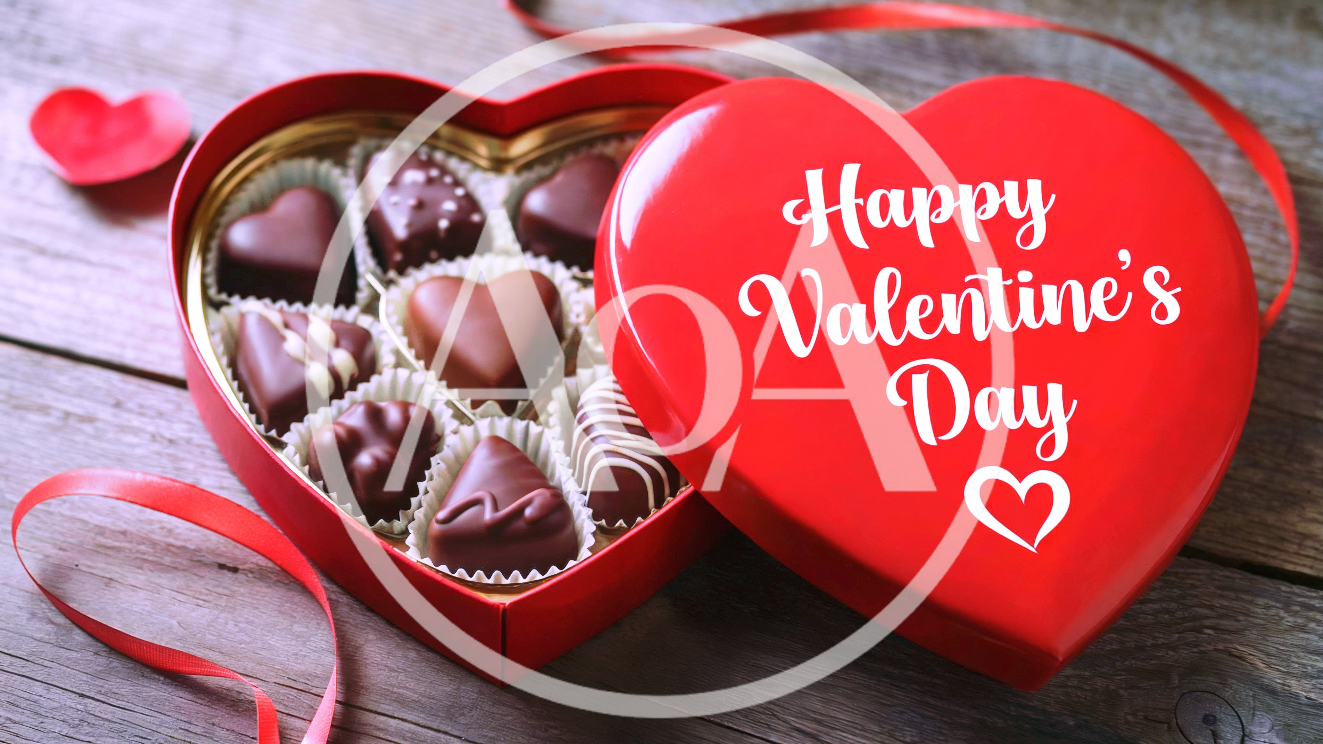 Heart Shaped Box Of Valentine Chocolates