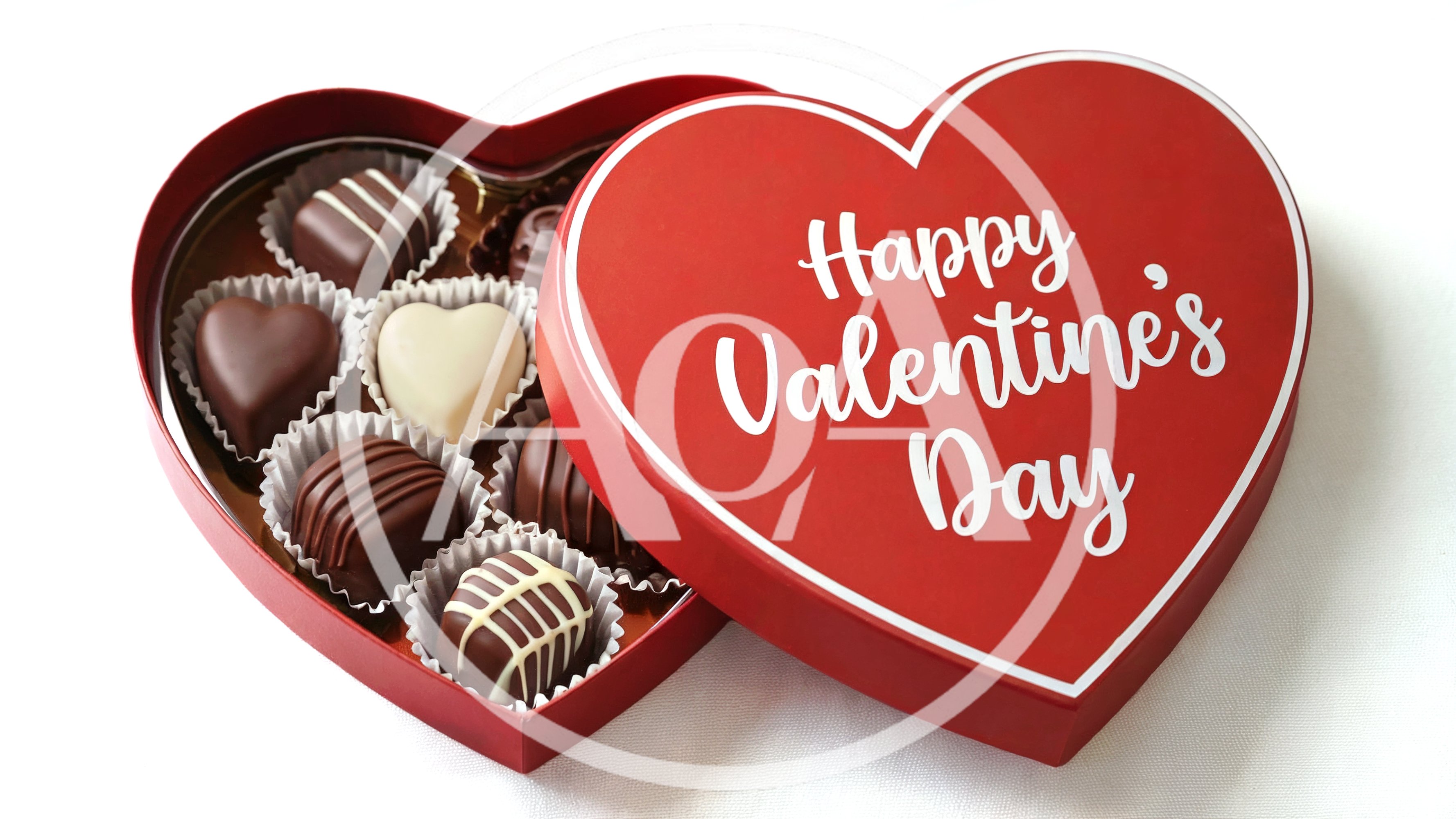 Heart Shaped Box Of Valentine Chocolates