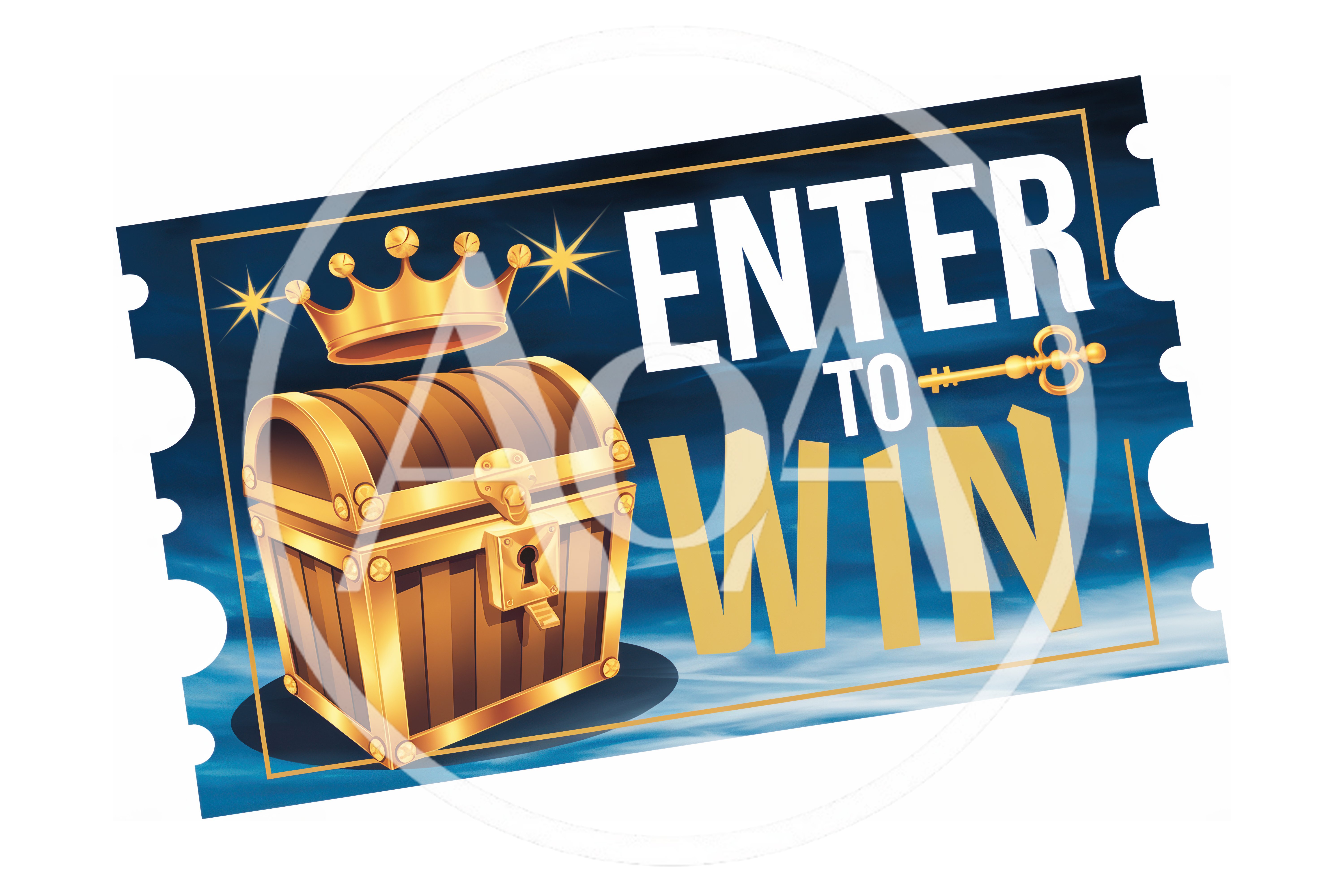 Enter To Win Promotional Ticket Graphic