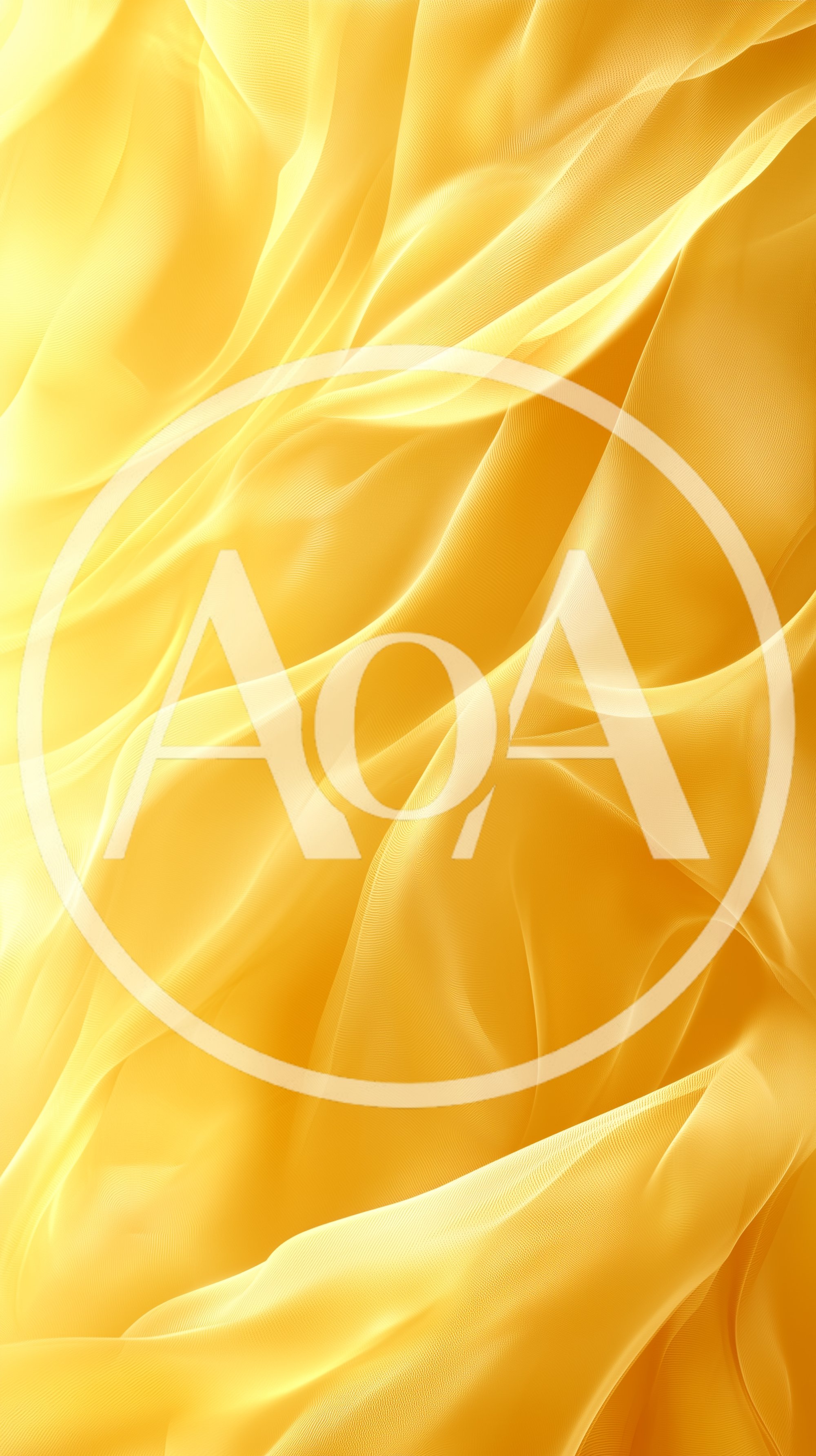 Abstract Golden Silk Fabric Waves Background