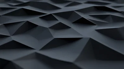 Abstract Dark Geometric Low Poly Surface