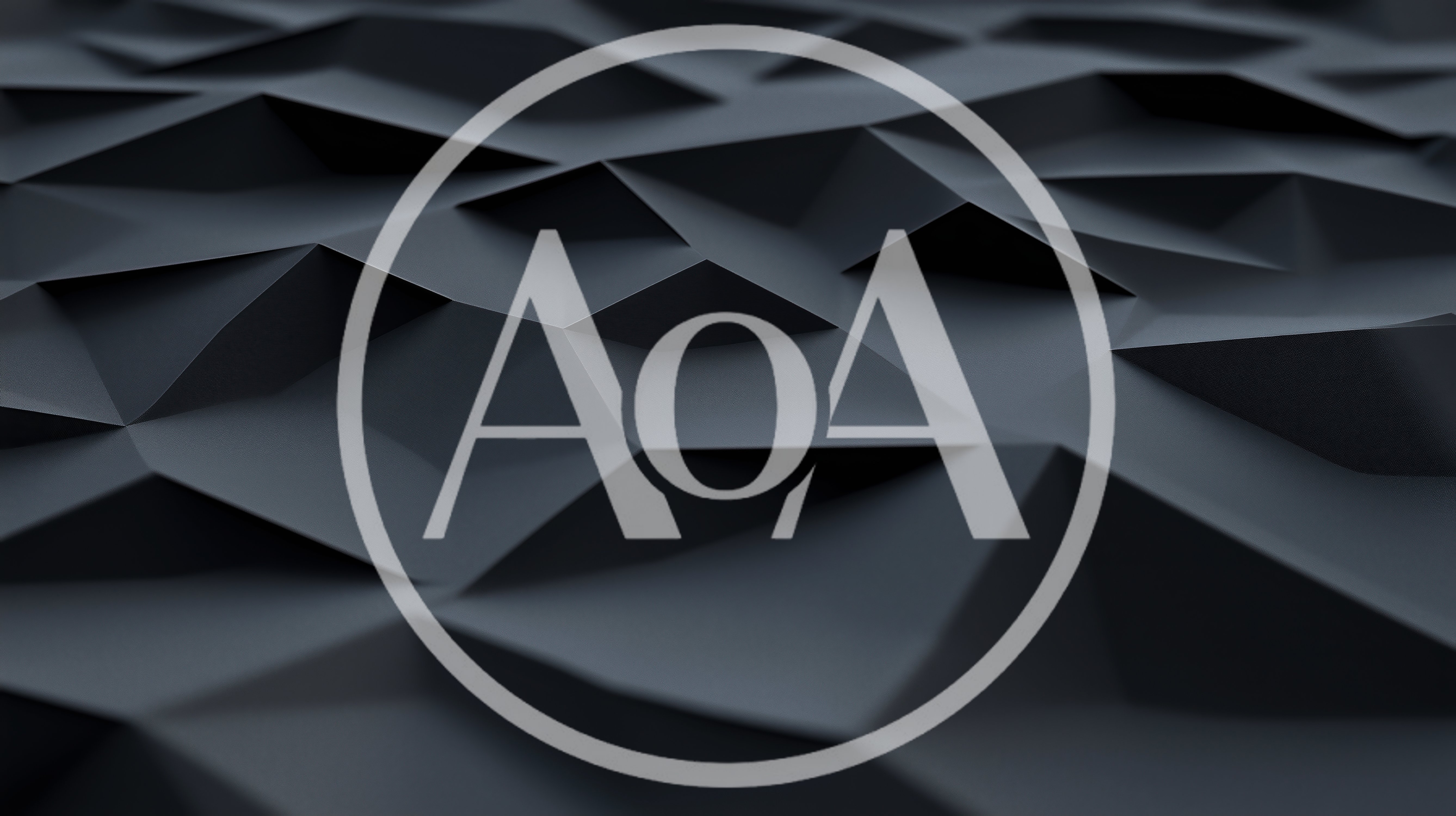 Abstract Dark Geometric Low Poly Surface