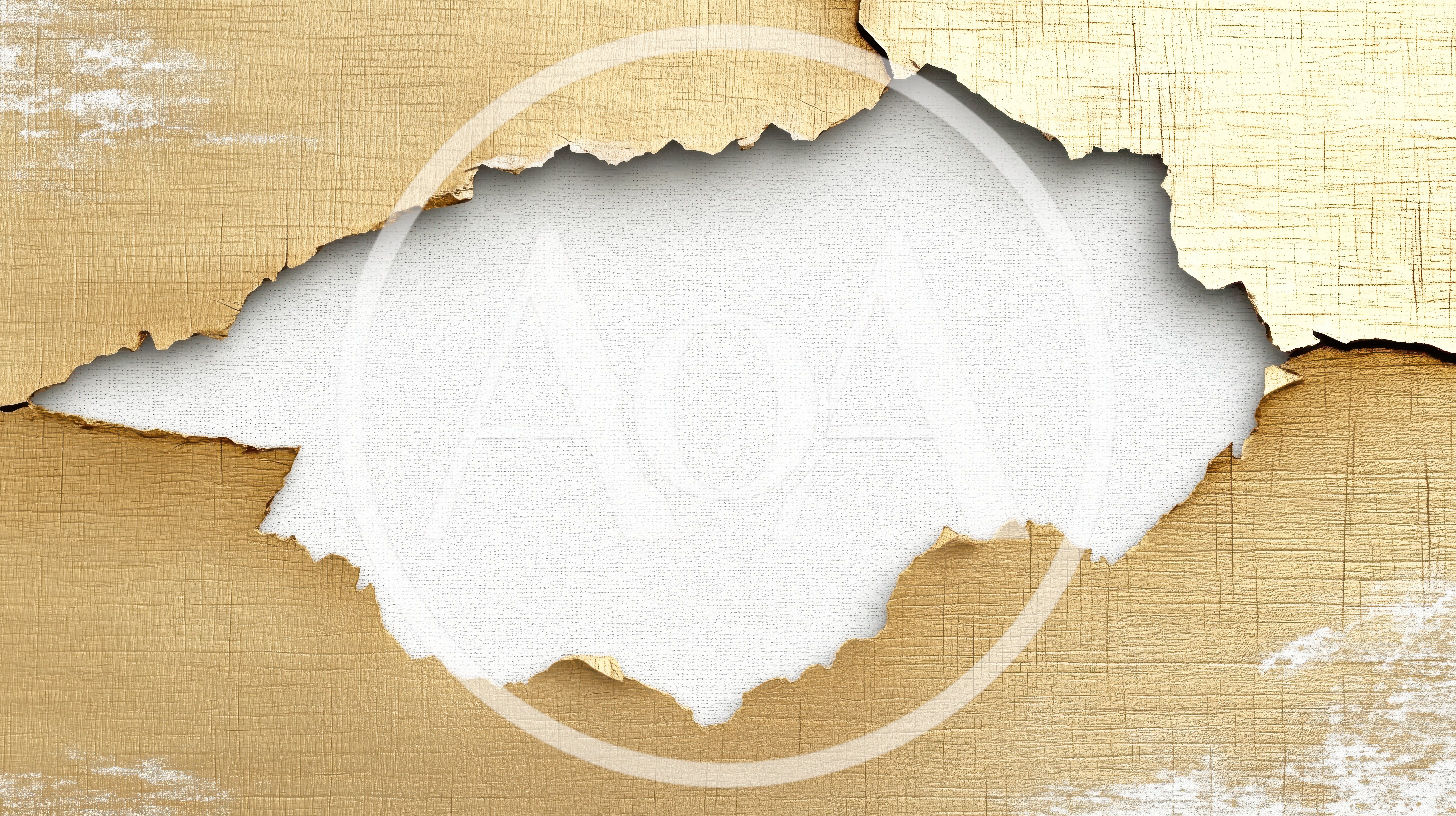 Torn Paper Texture With White Center Reveal