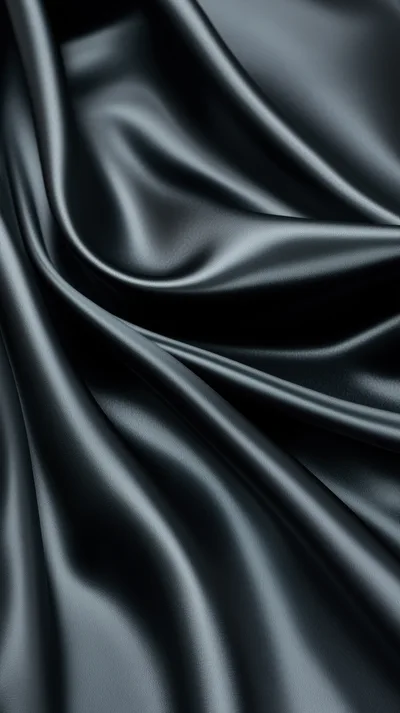 Abstract Dark Grey Silk Fabric Texture