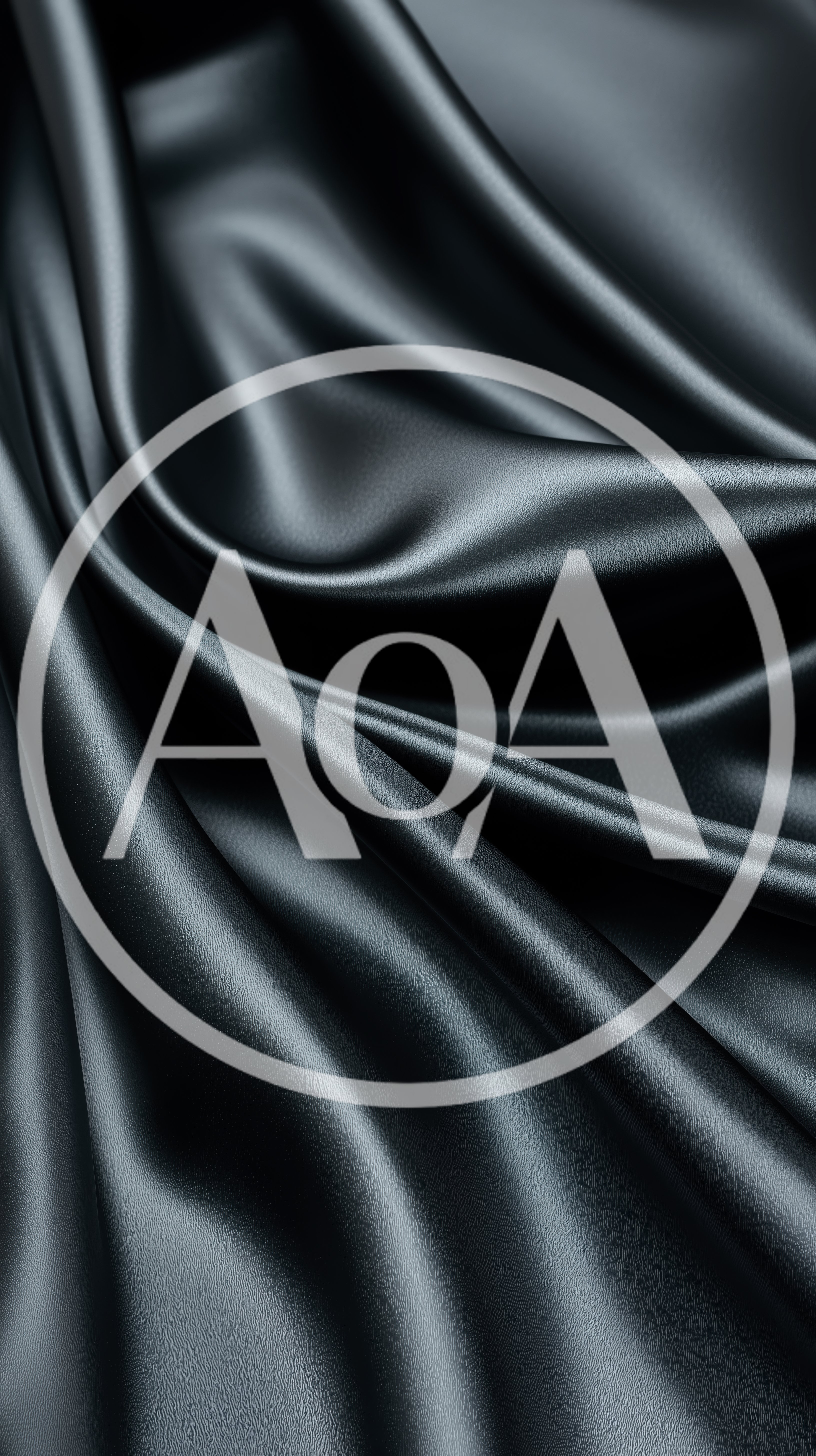 Abstract Dark Grey Silk Fabric Texture