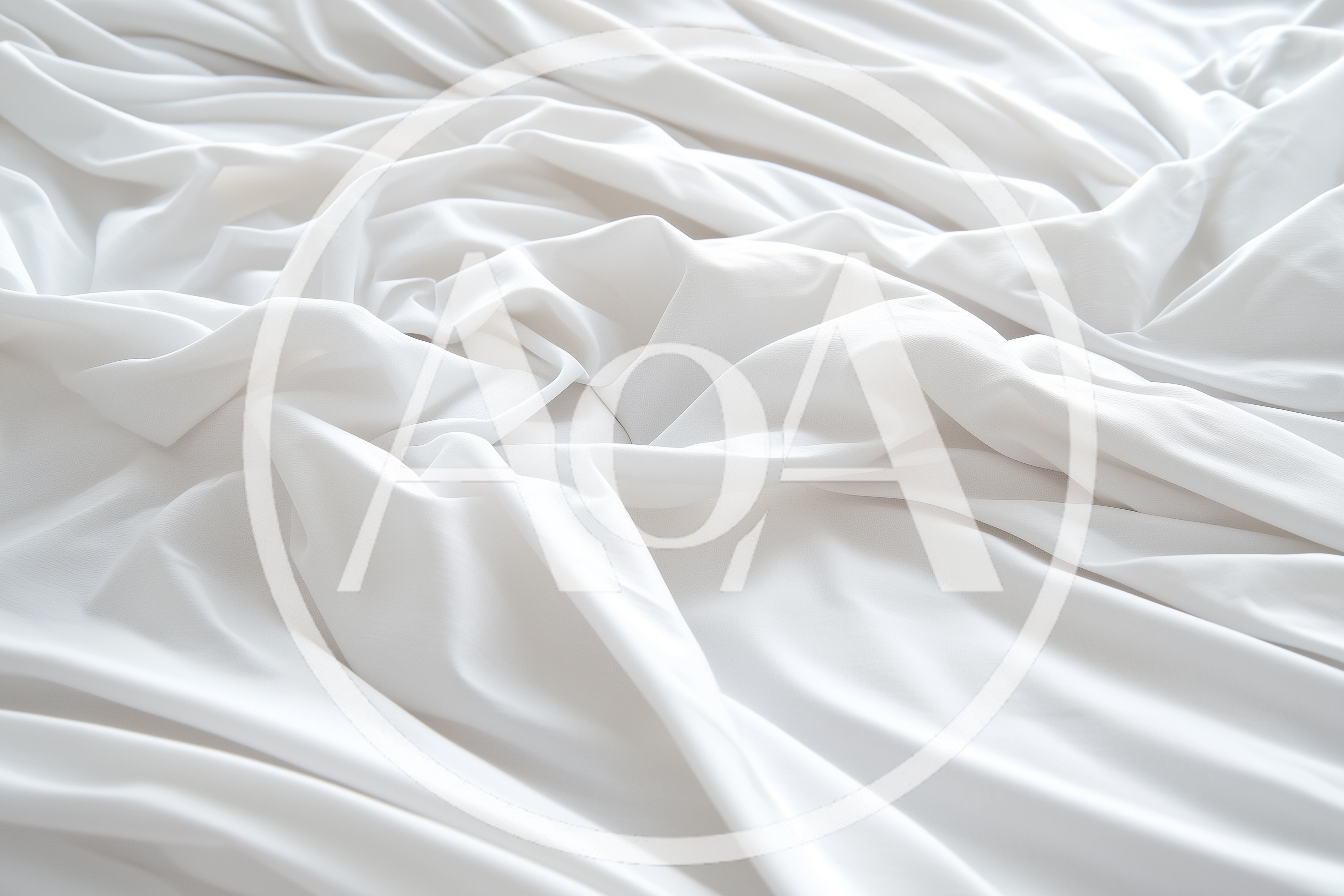 Soft White Fabric Draped In Elegant Folds