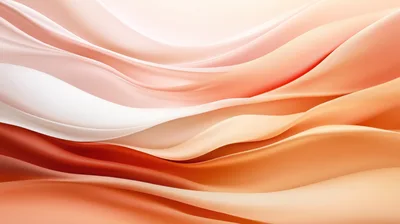 Abstract Flowing Silk Fabric Waves Background