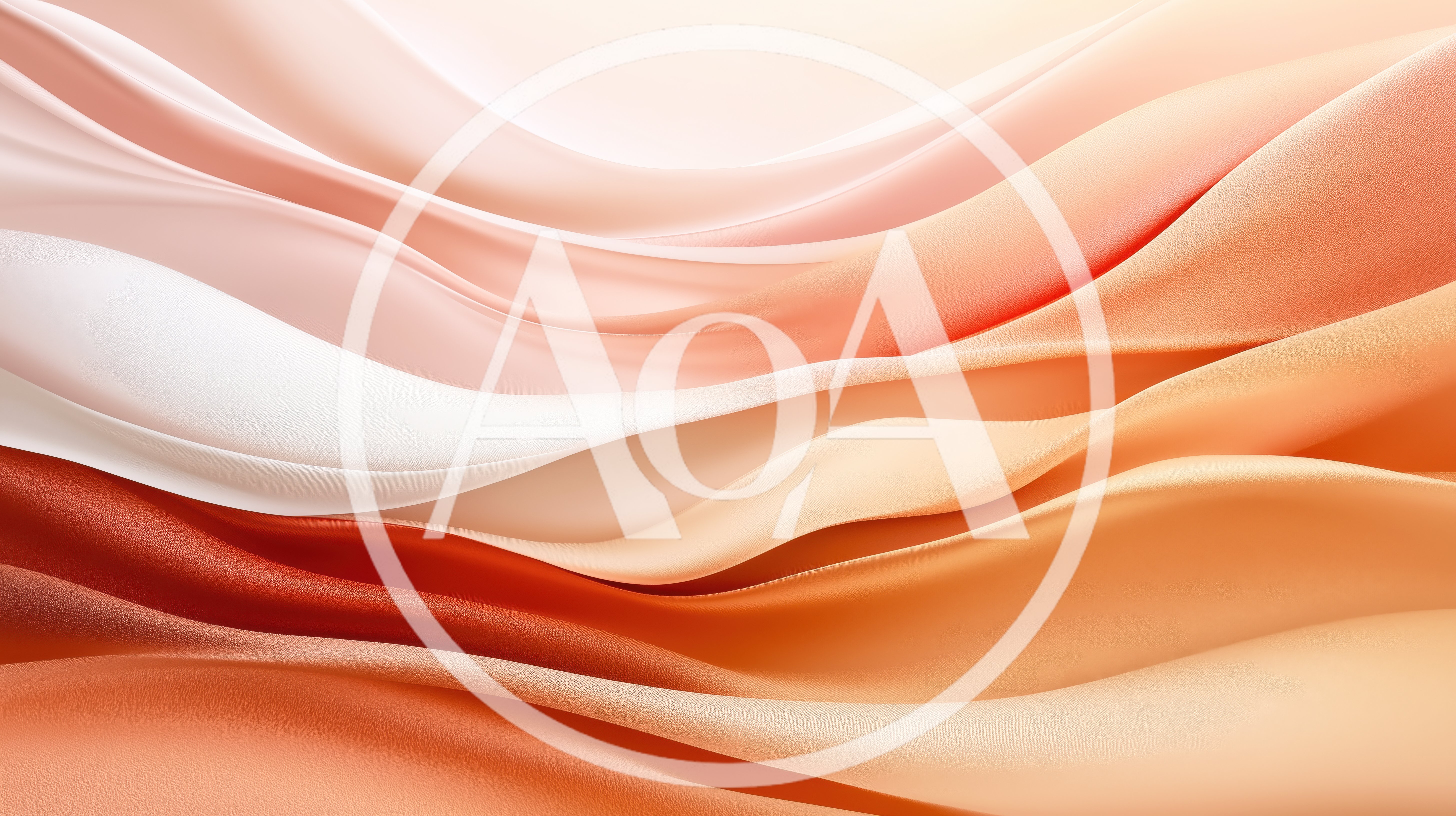 Abstract Flowing Silk Fabric Waves Background