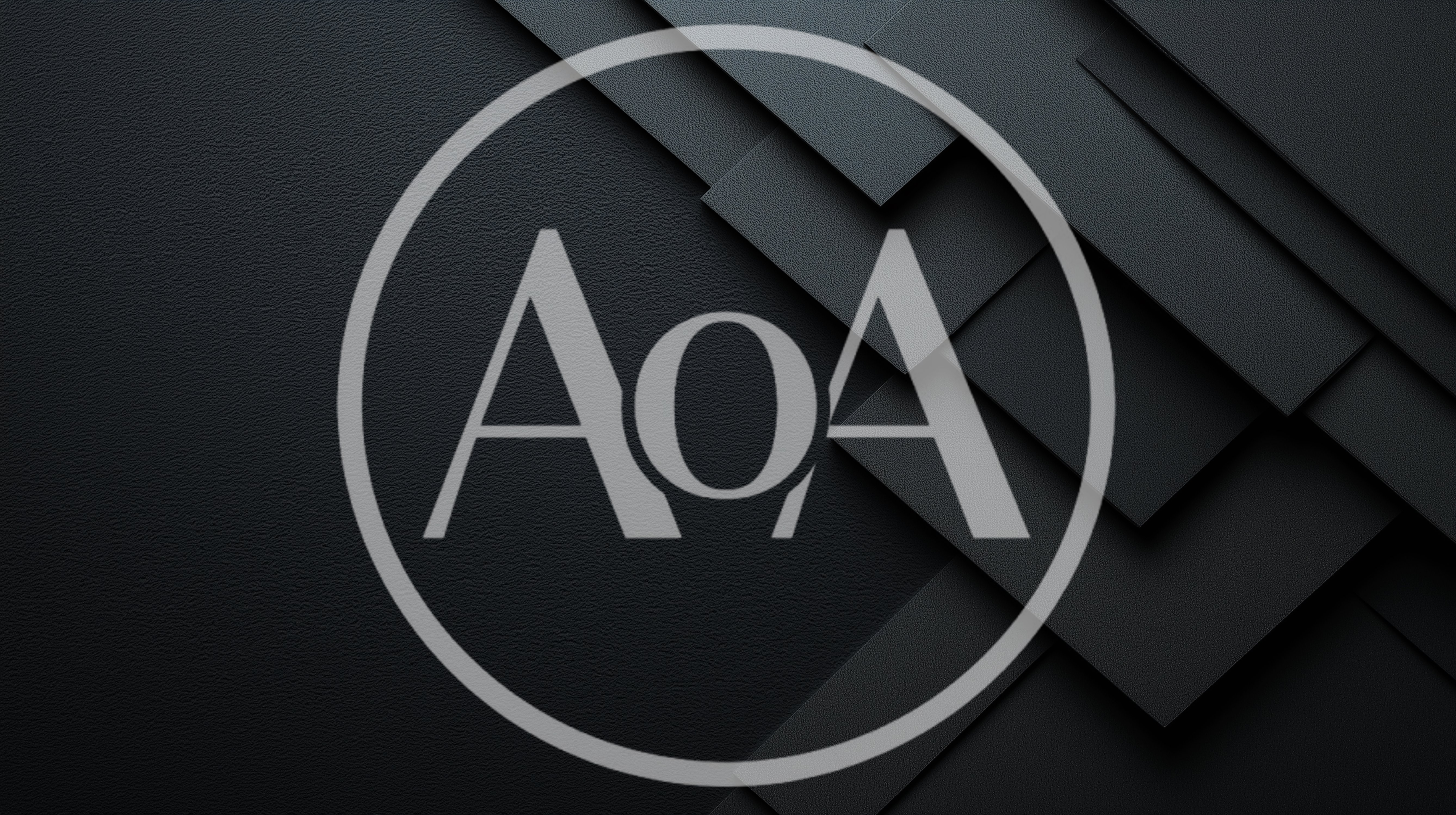 Abstract Dark Geometric Layers Background