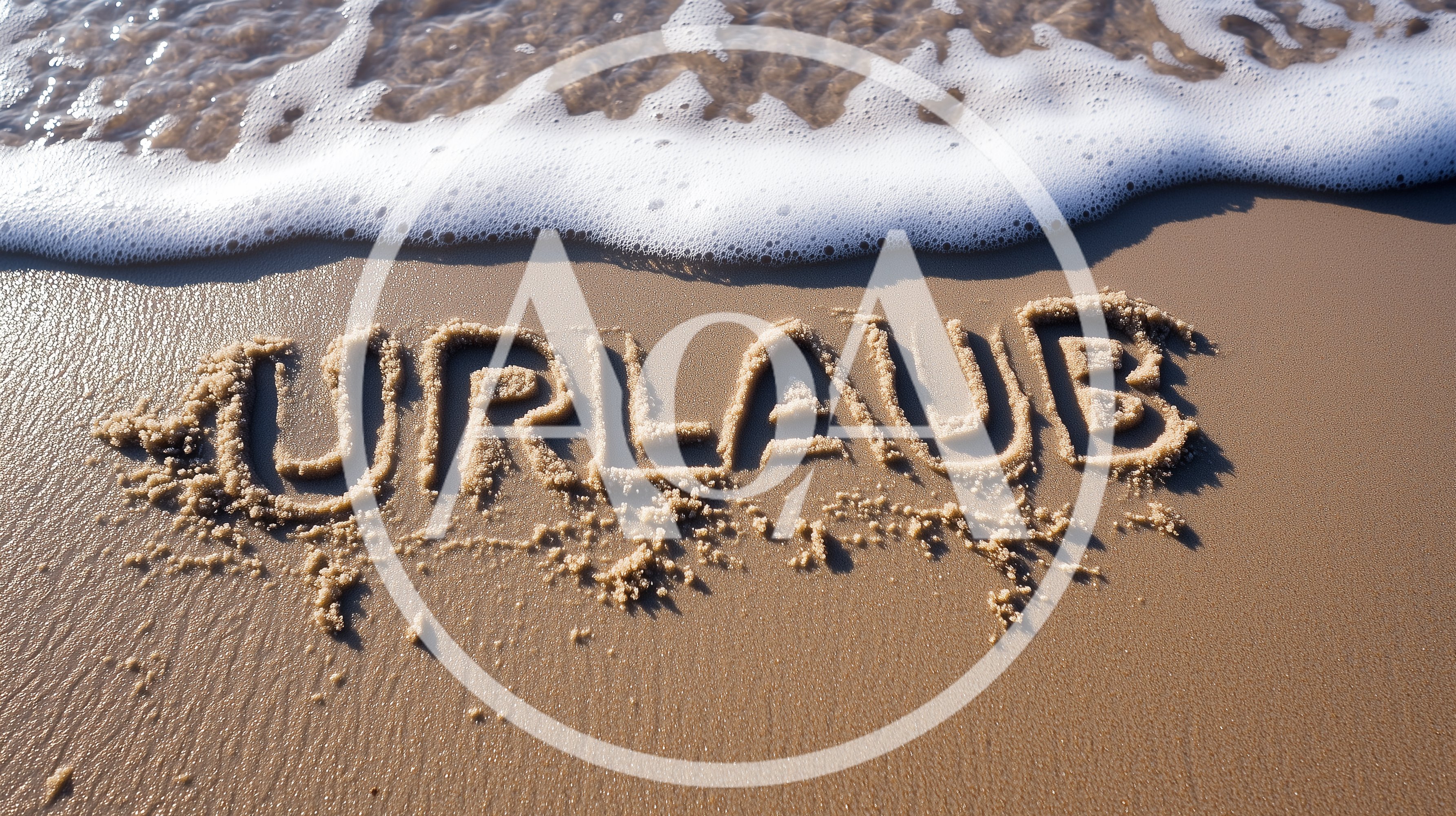 Urlaub Word Written In Sand On Beach
