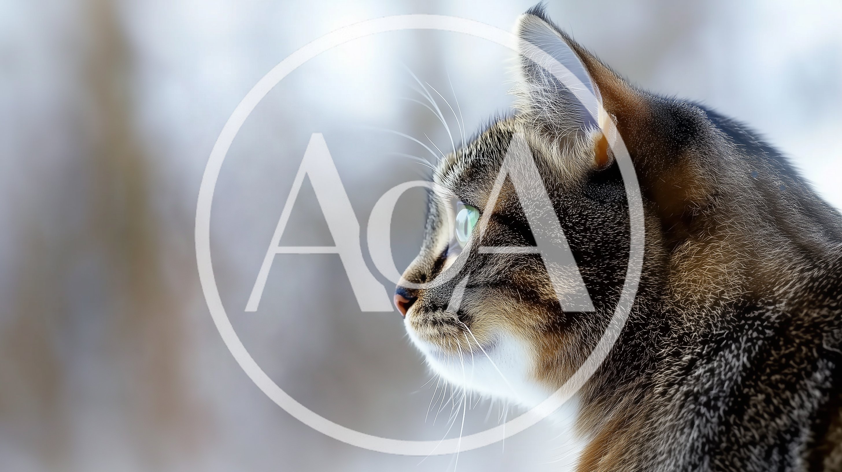 Profile View Of A Tabby Cat Looking Away
