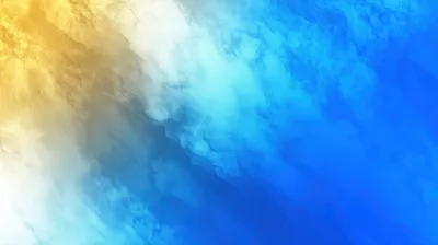Abstract Gradient Background With Yellow And Blue Tones