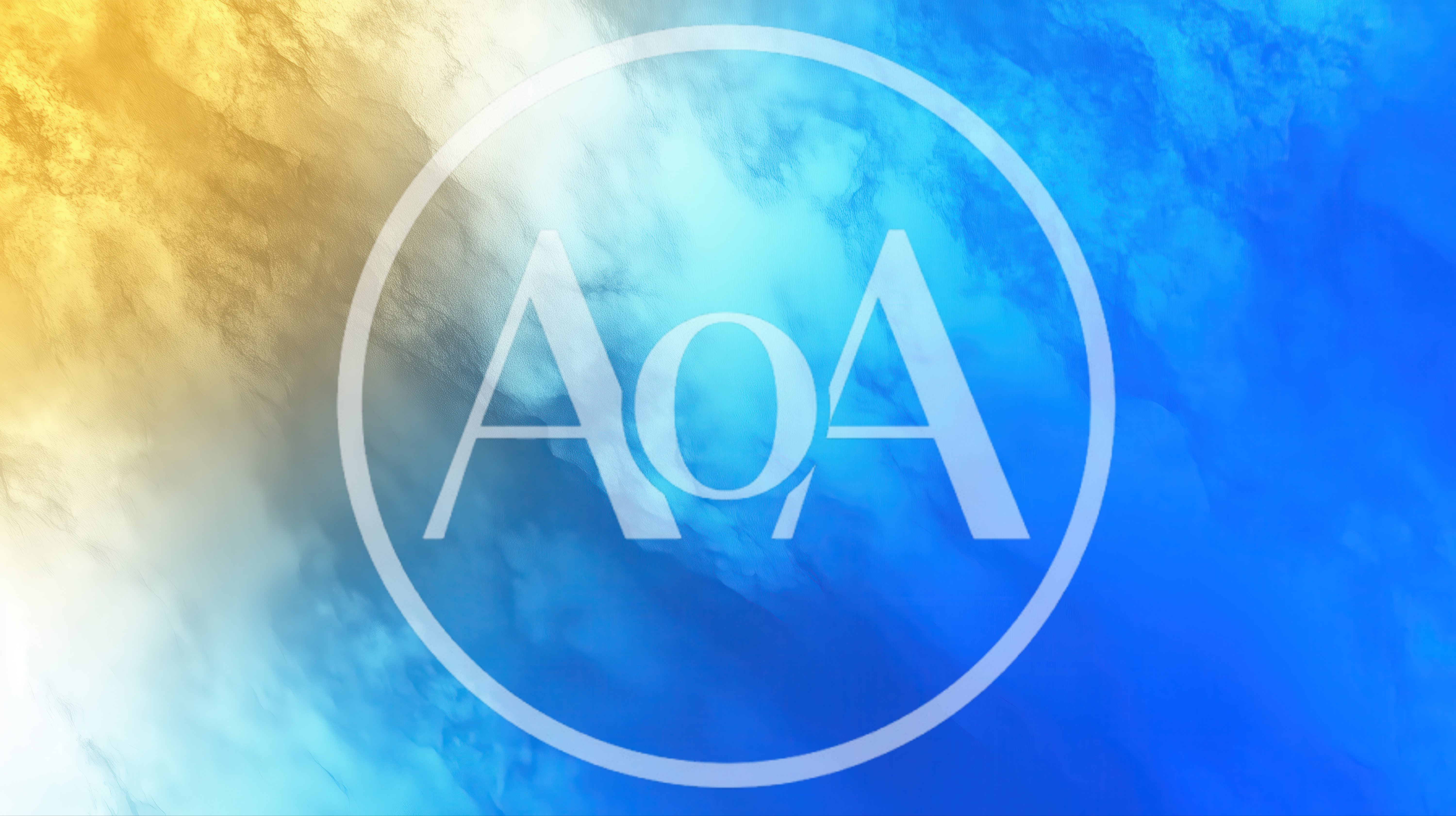 Abstract Gradient Background With Yellow And Blue Tones