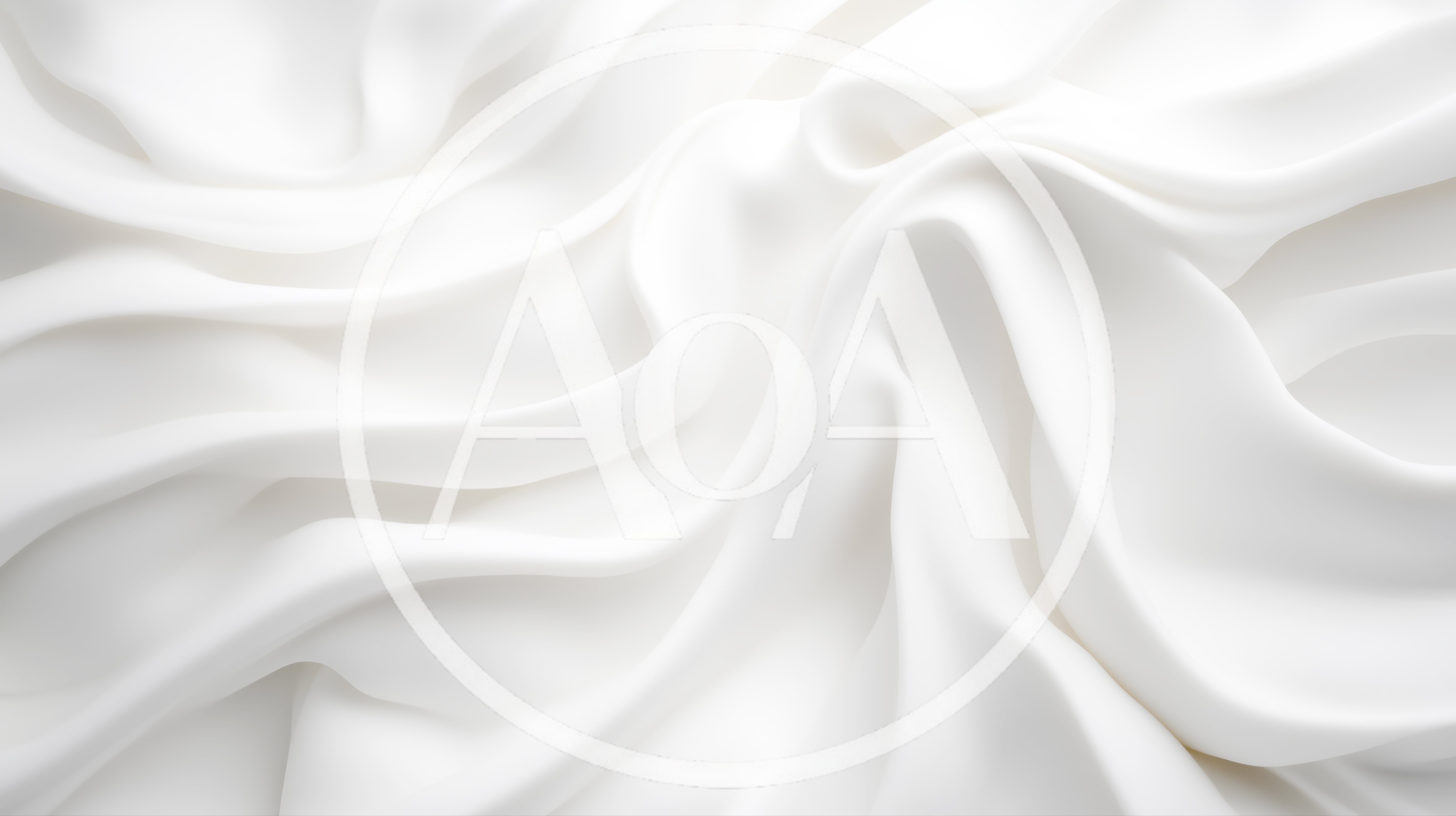 Abstract White Silk Fabric With Soft Folds