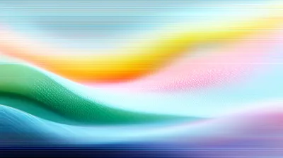 Abstract Wavy Fabric Texture With Vibrant Gradient Colors