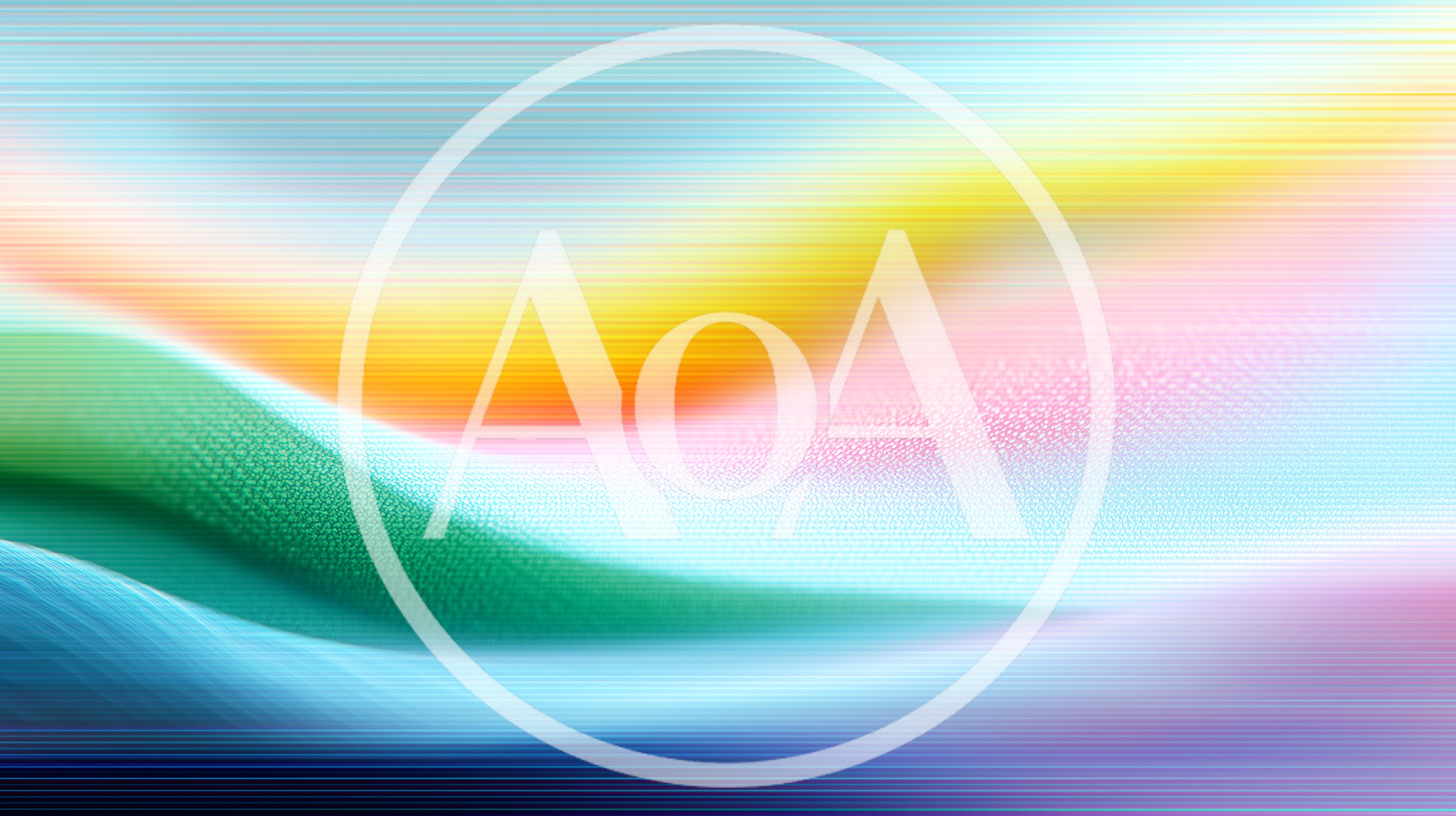 Abstract Wavy Fabric Texture With Vibrant Gradient Colors