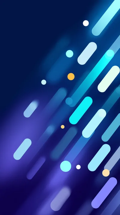 Abstract Background With Glowing Diagonal Rounded Bars