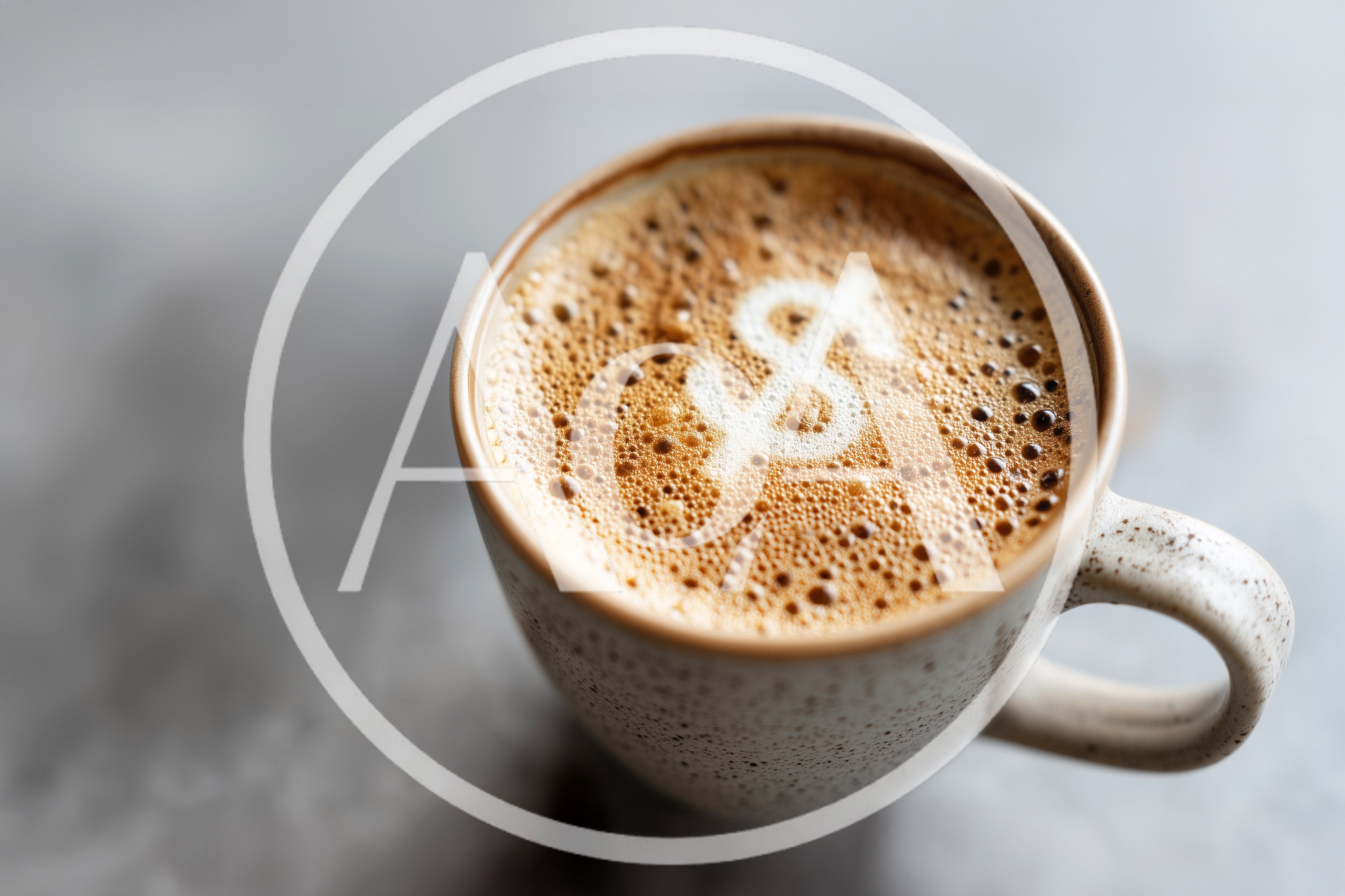 Coffee Cup With Dollar Sign Latte Art