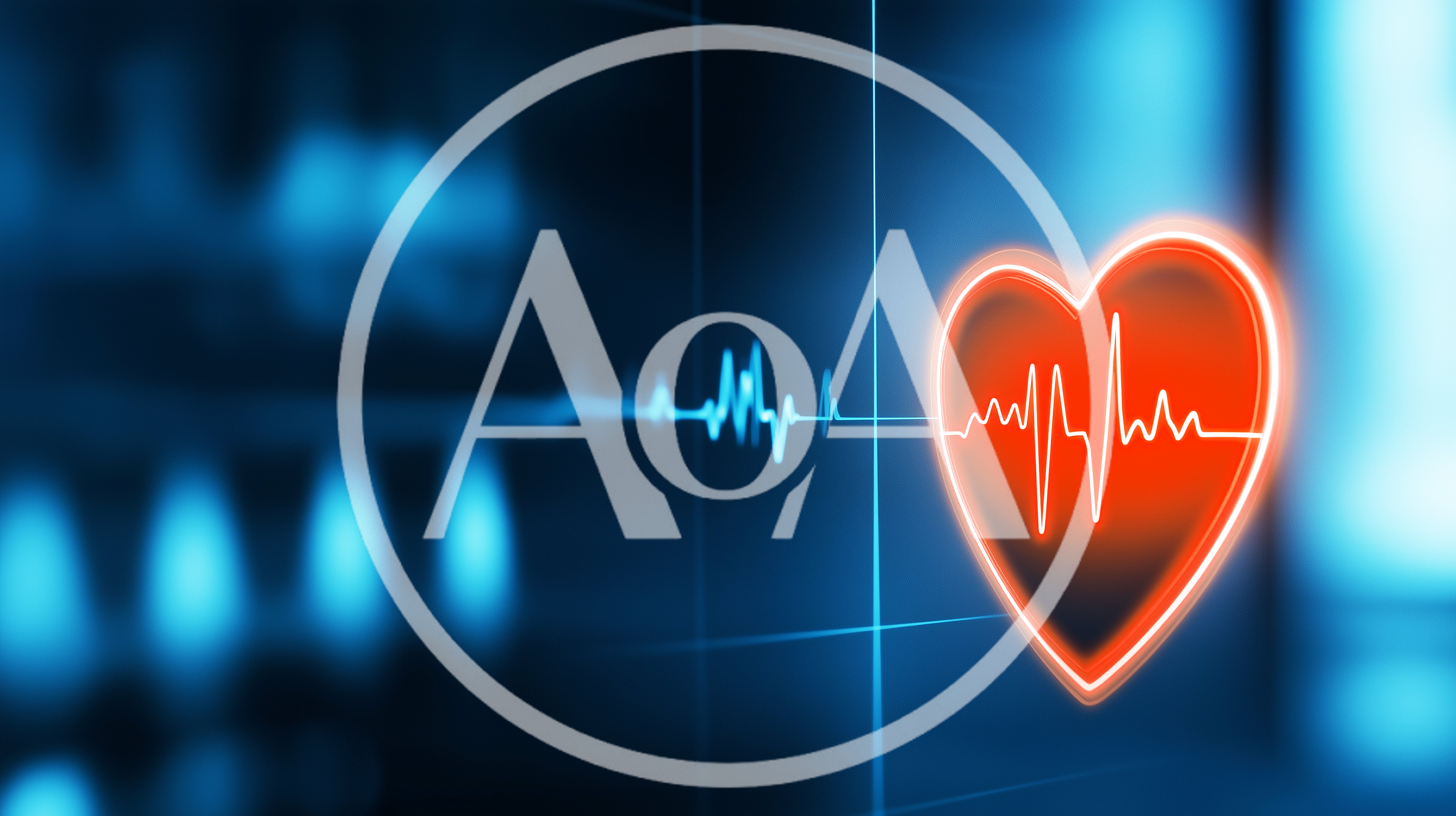 Digital Heartbeat EKG Monitor Graphic