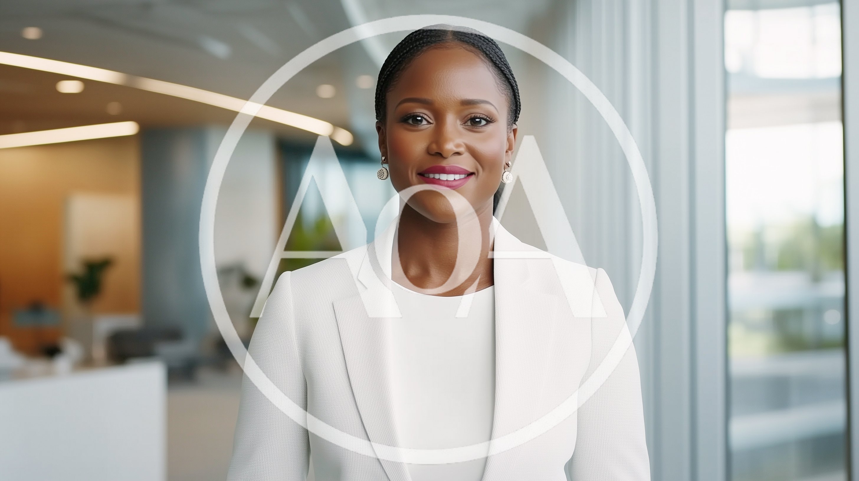 Professional Black Businesswoman In A Modern Office Setting