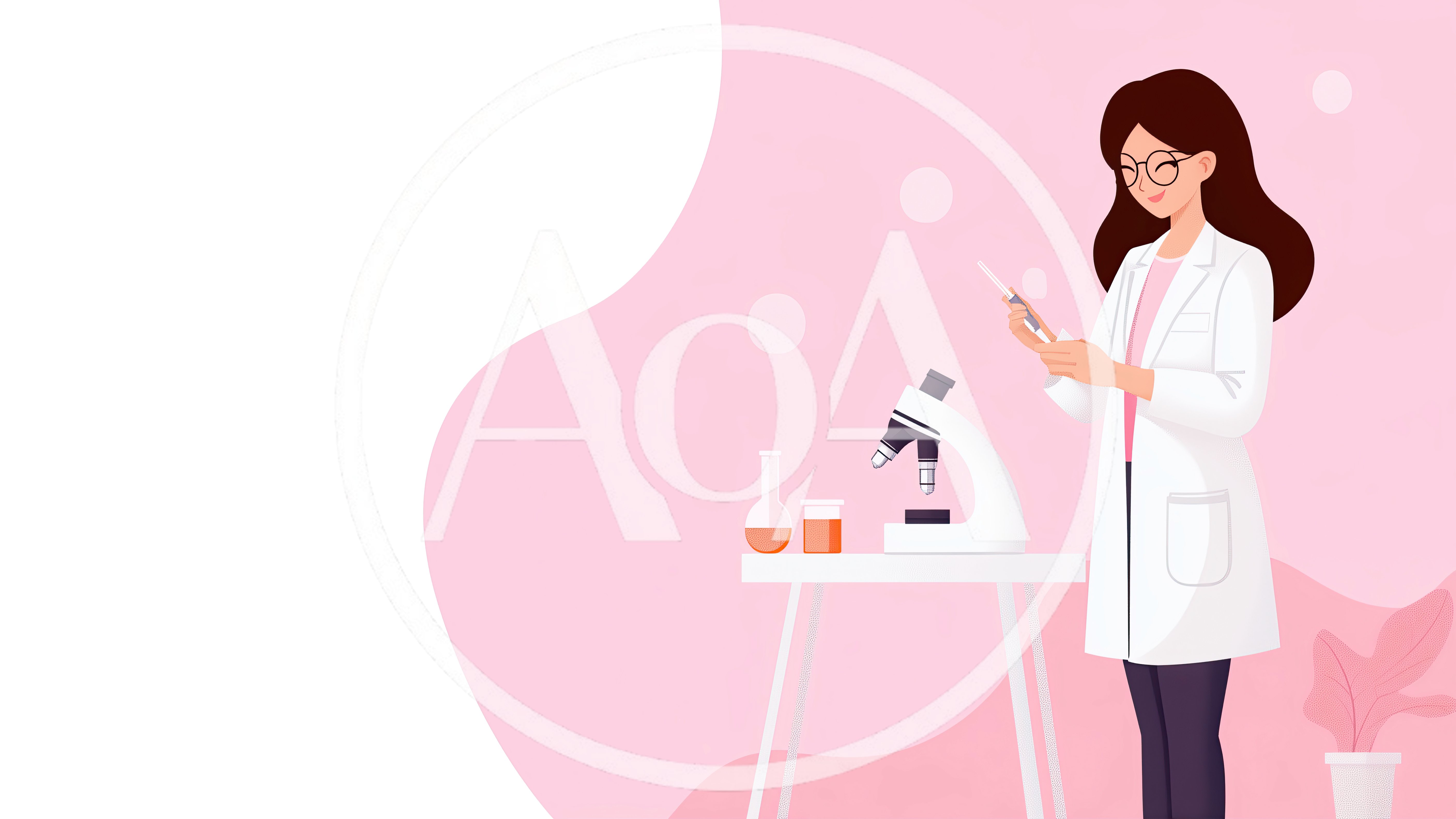 Female Scientist Working With Microscope In Laboratory