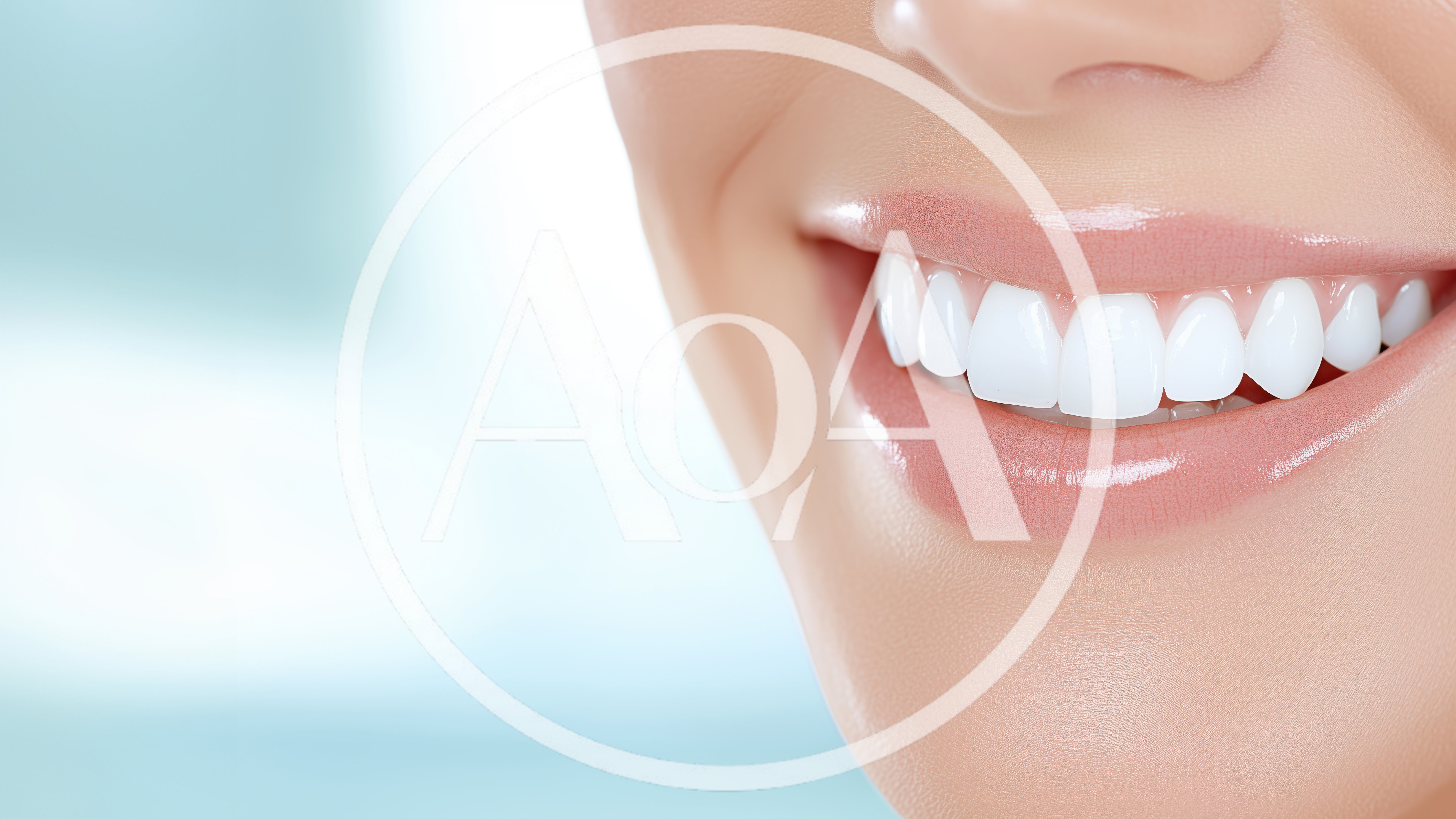 Close Up Of A Woman Smiling With White Teeth