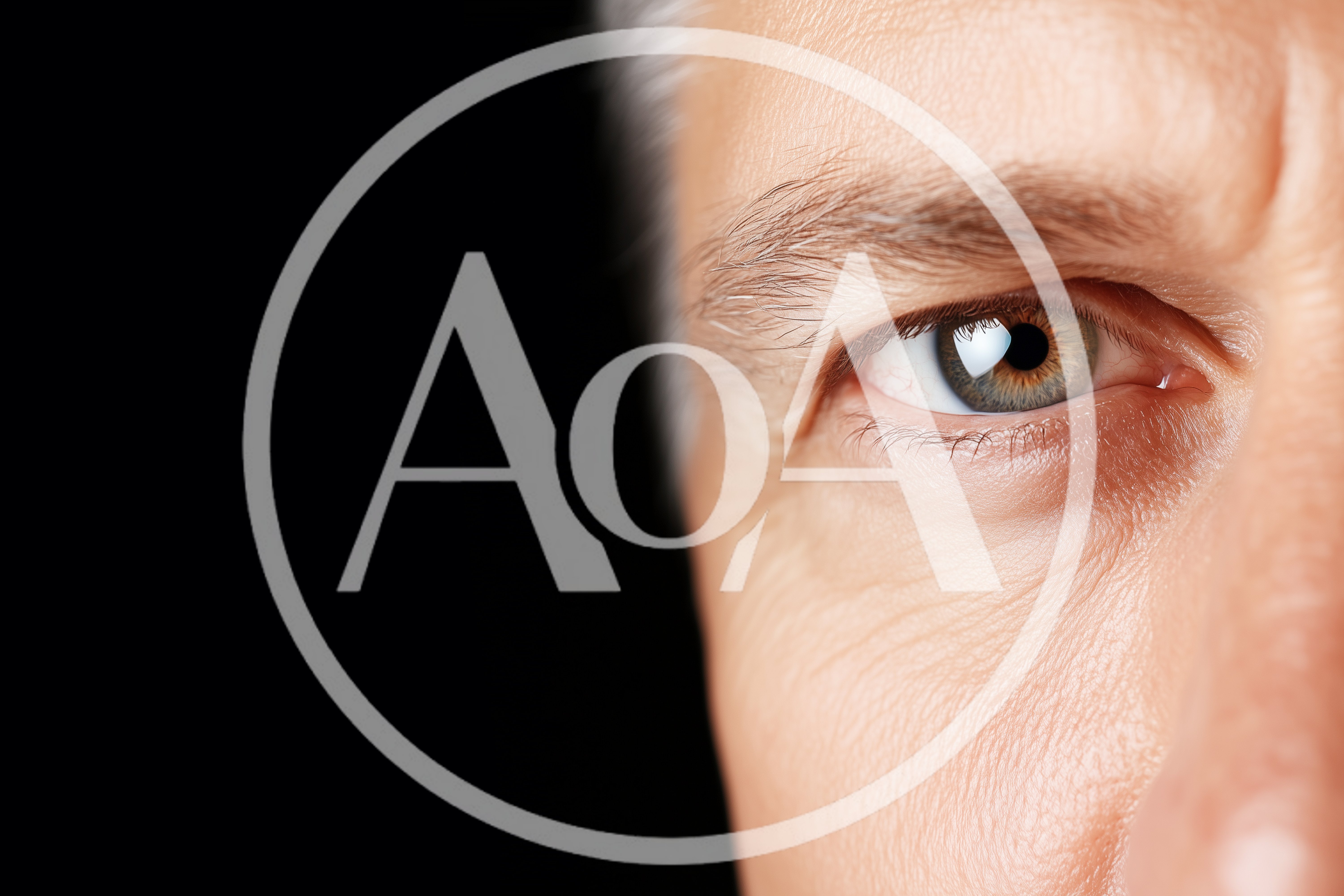 Close Up Of Mature Man Eye