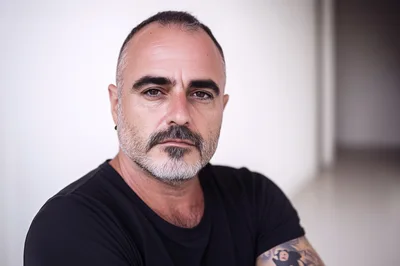 Portrait Of A Middle Aged Man With A Beard
