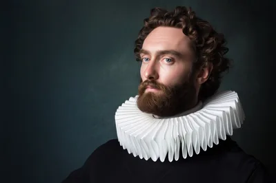 Portrait Of A Man In Renaissance Style Clothing
