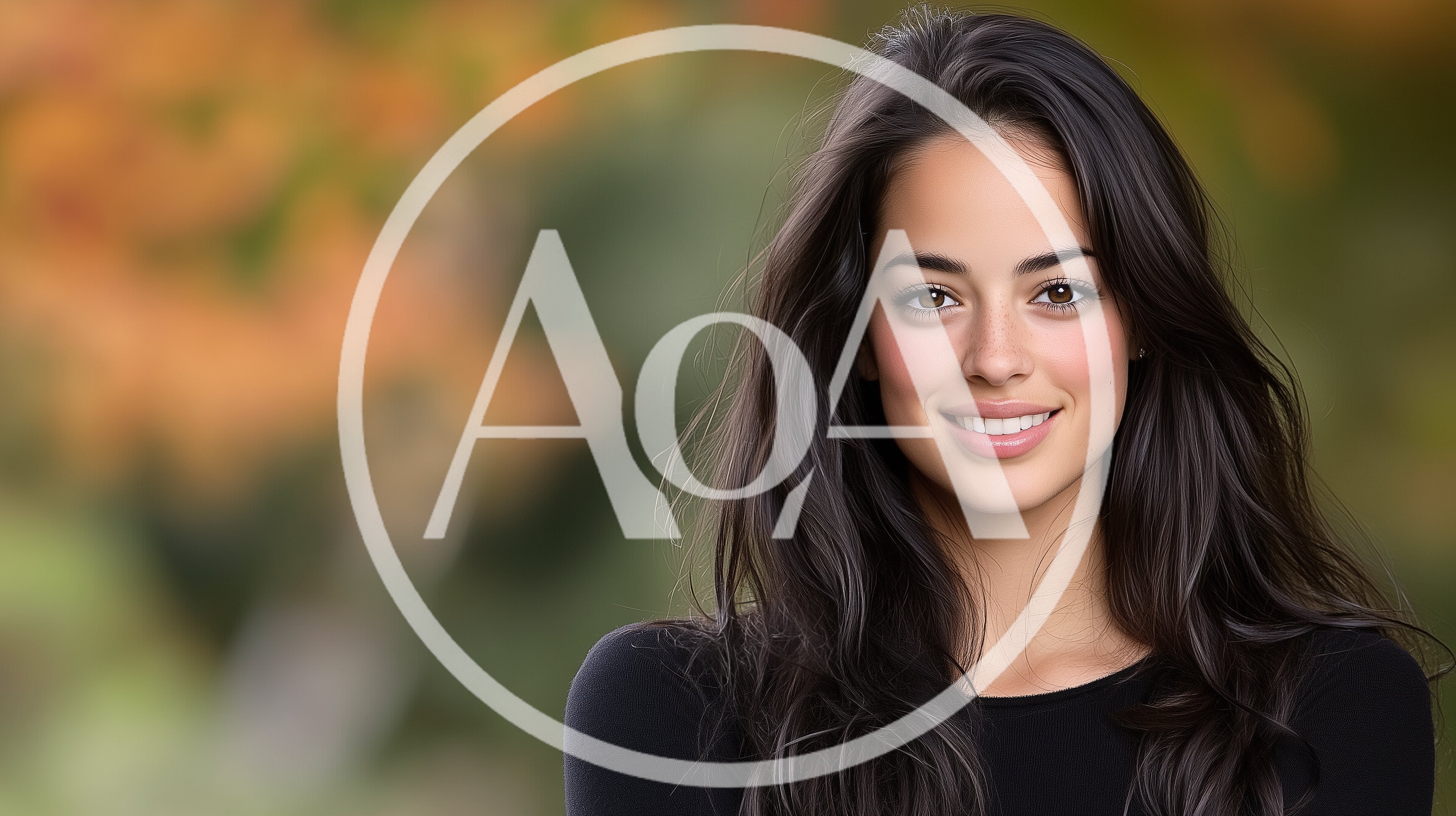 Portrait Of A Smiling Young Woman Outdoors