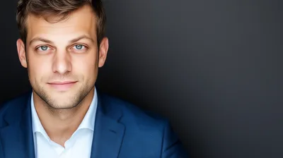 Professional Portrait Of A Young Businessman In A Suit