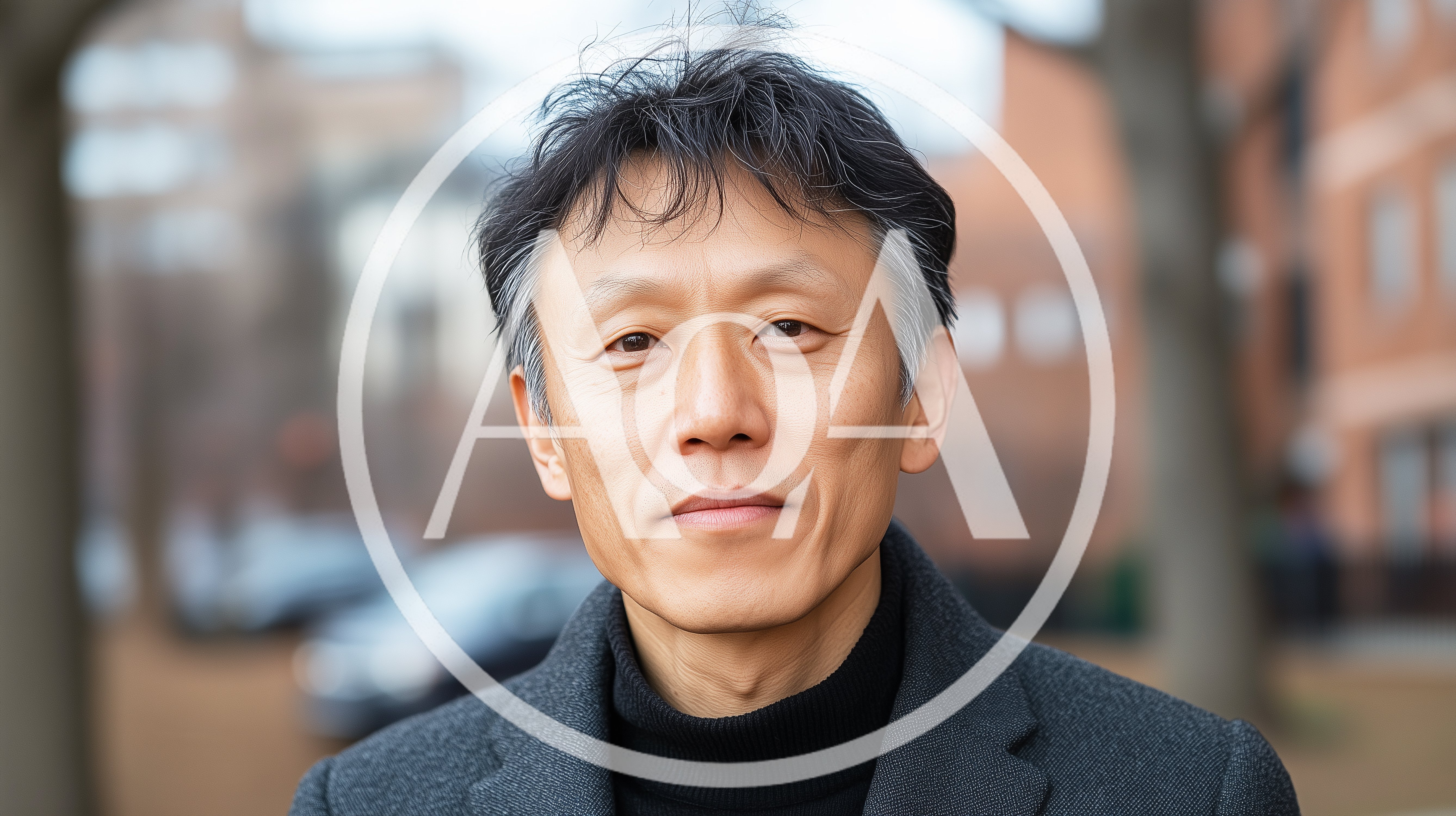 Portrait Of A Middle Aged Asian Man