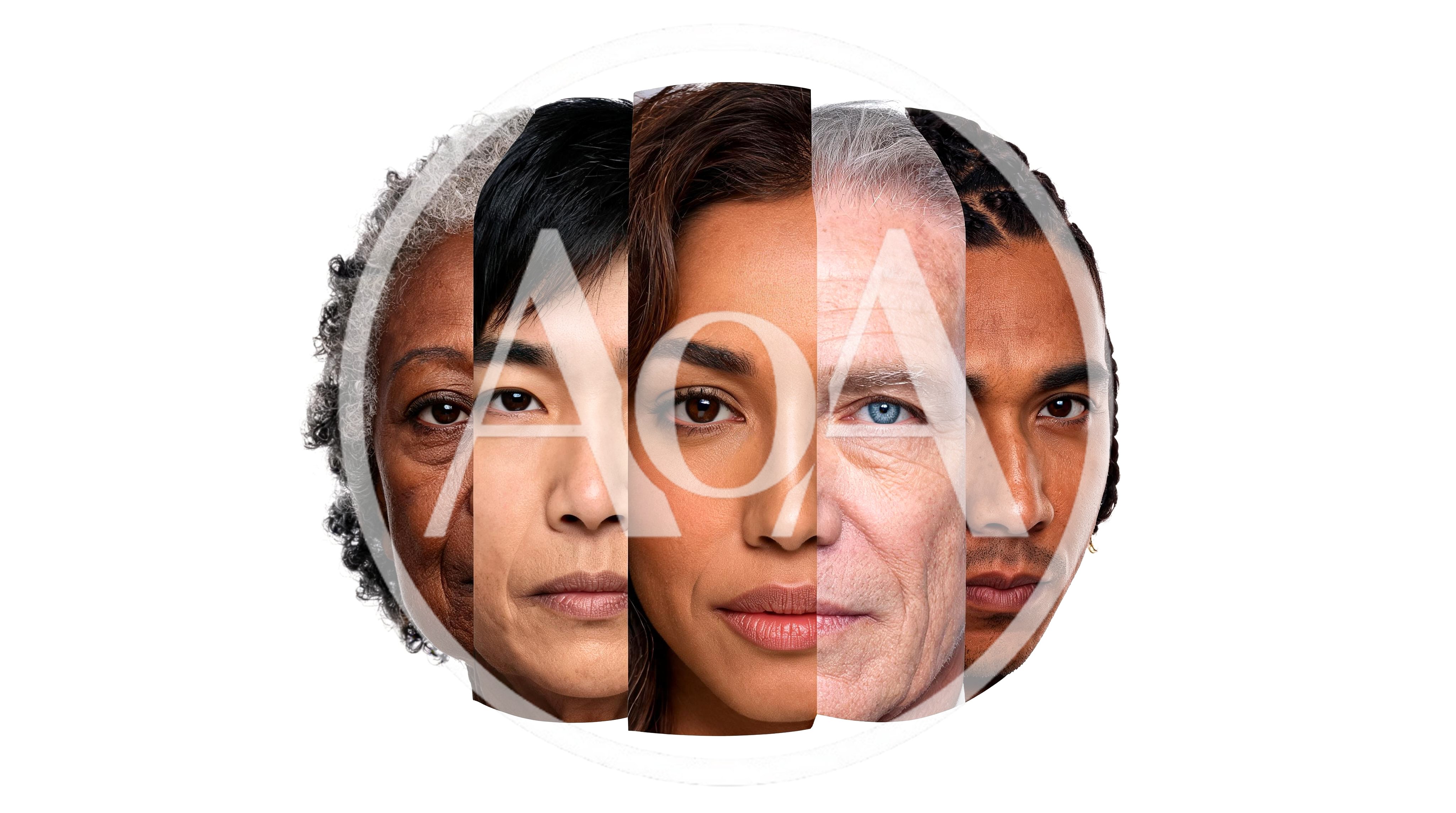 Composite Portrait Of Diverse People Faces