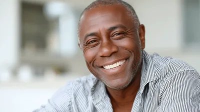 Portrait Of A Smiling Mature African American Man